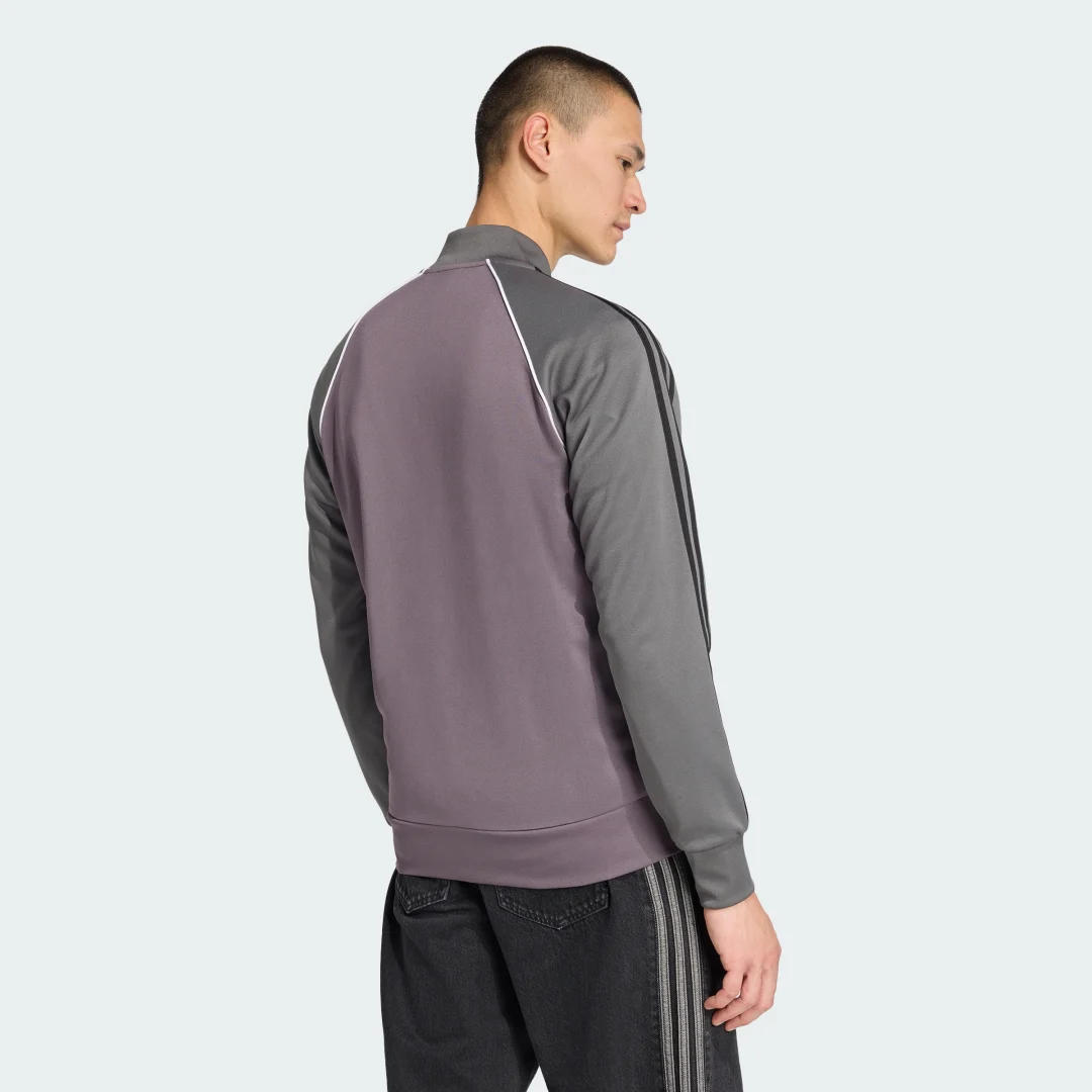 Detalle de Chaqueta SST Adicolor Classics de Adidas — Gris
