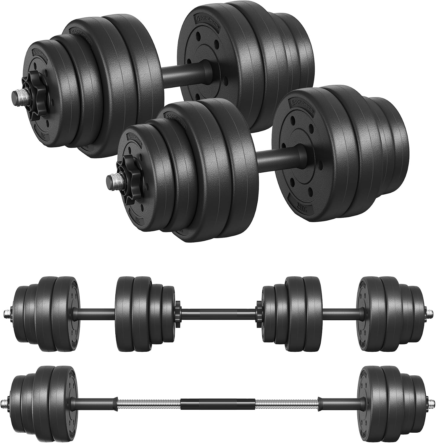 Thumbnail 6 de SONGMICS SYL20HBKV1 2-in-1 verstelbare halterset, 20 kg