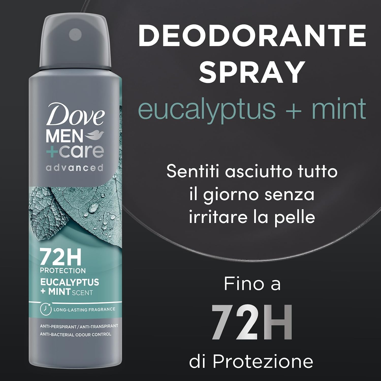 Detalle 2 de Dove Men+Care Advanced Eucalipto e Menta 200 ml