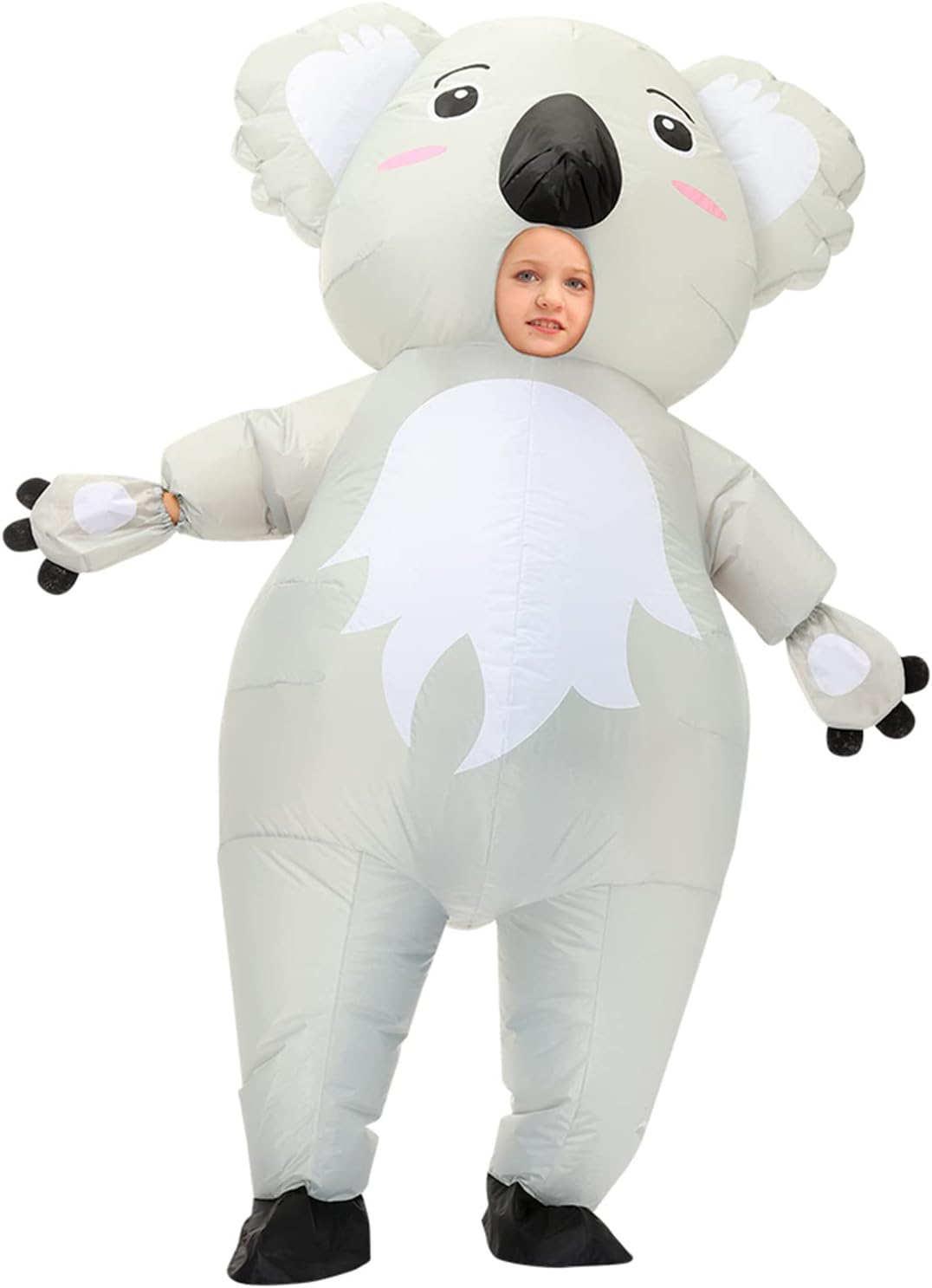 Detalle de Arokibui Inflatable Koala Costume for Kids, Fan-Inflated Polyester