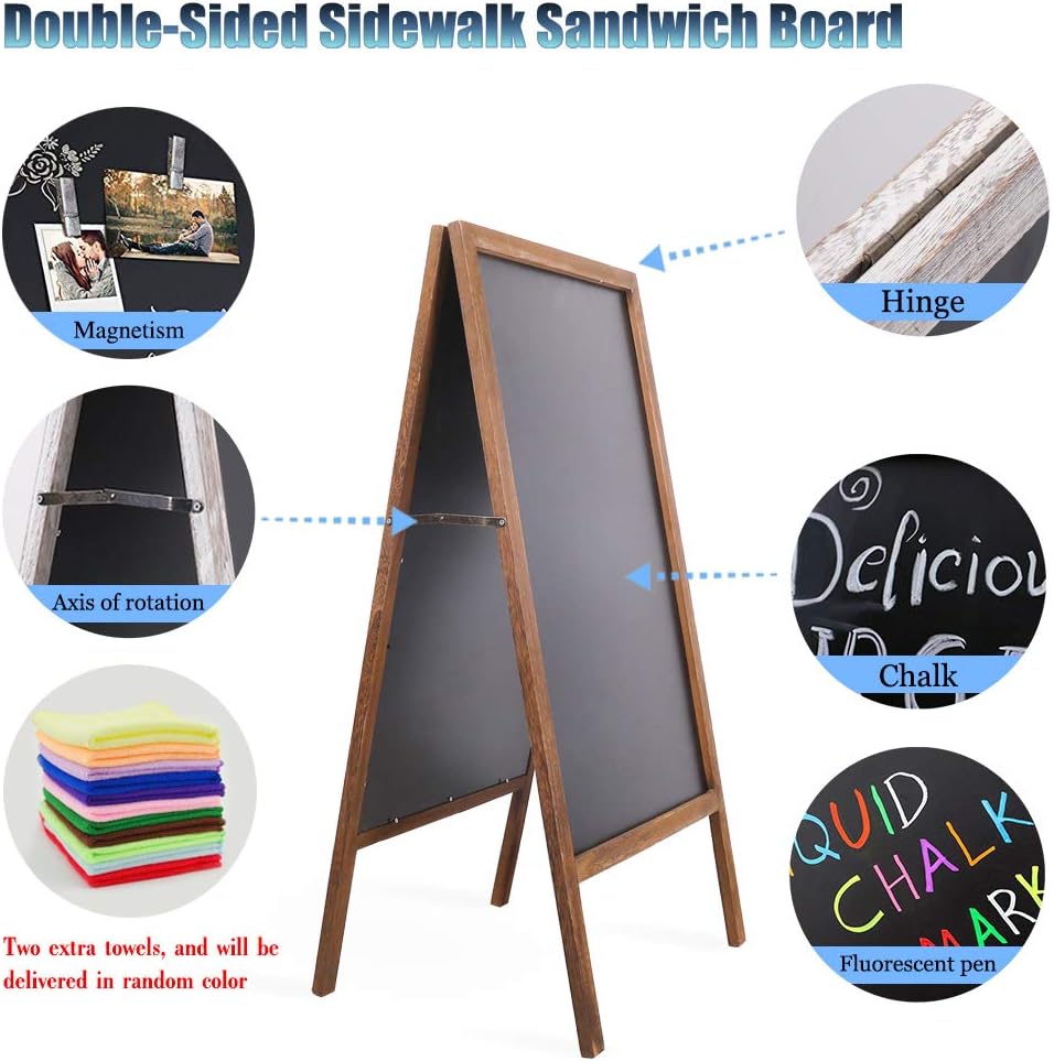 Thumbnail 5 de UNHO Aufsteller Kreidetafel 100×50cm