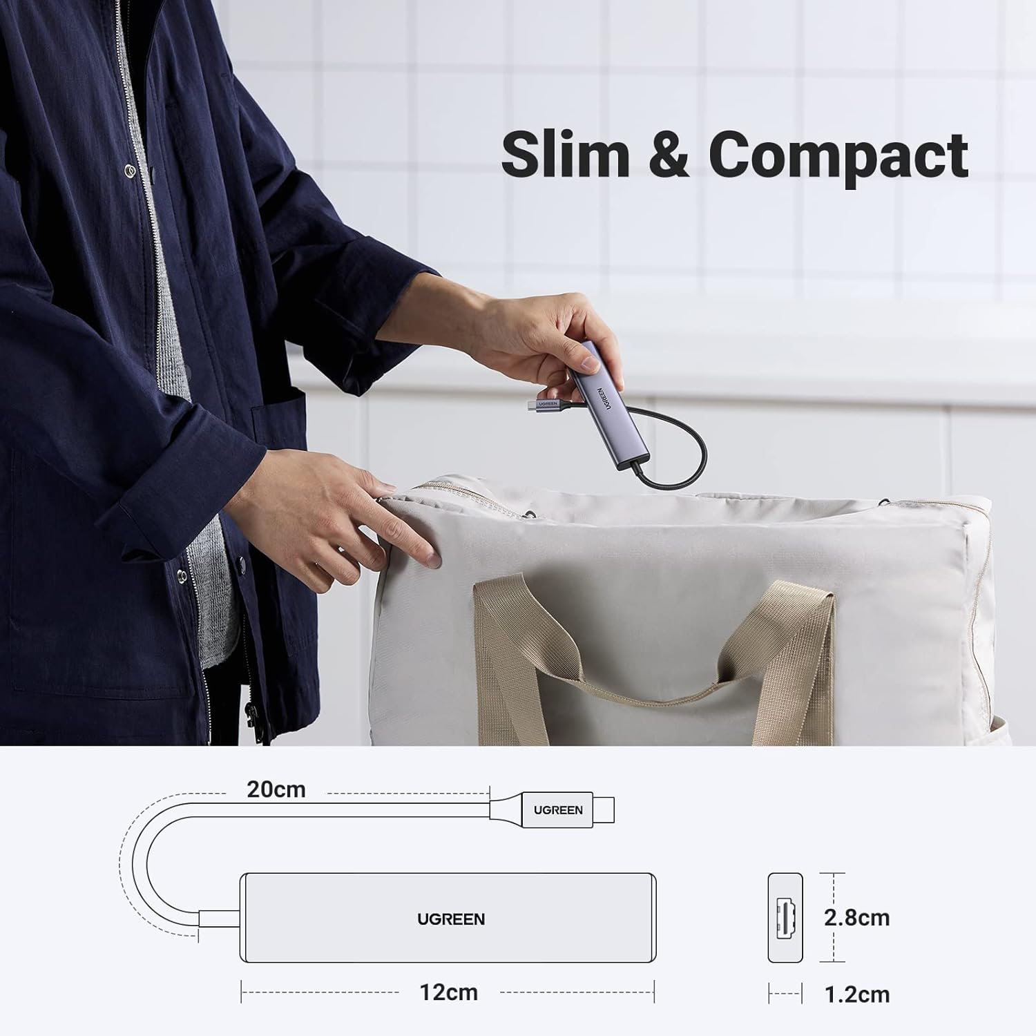 Thumbnail 5 de UGREEN Revodok USB C Hub 5‑in‑1, 100W PD