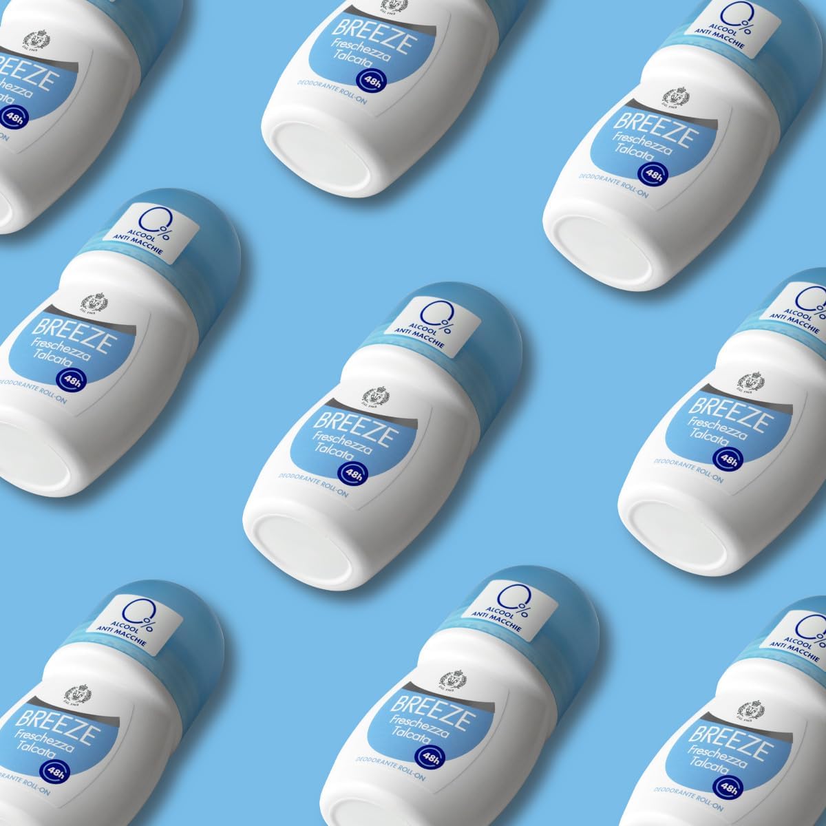 Detalle de BREEZE Deodorante Roll On Freschezza Talcata, 6x50 ml