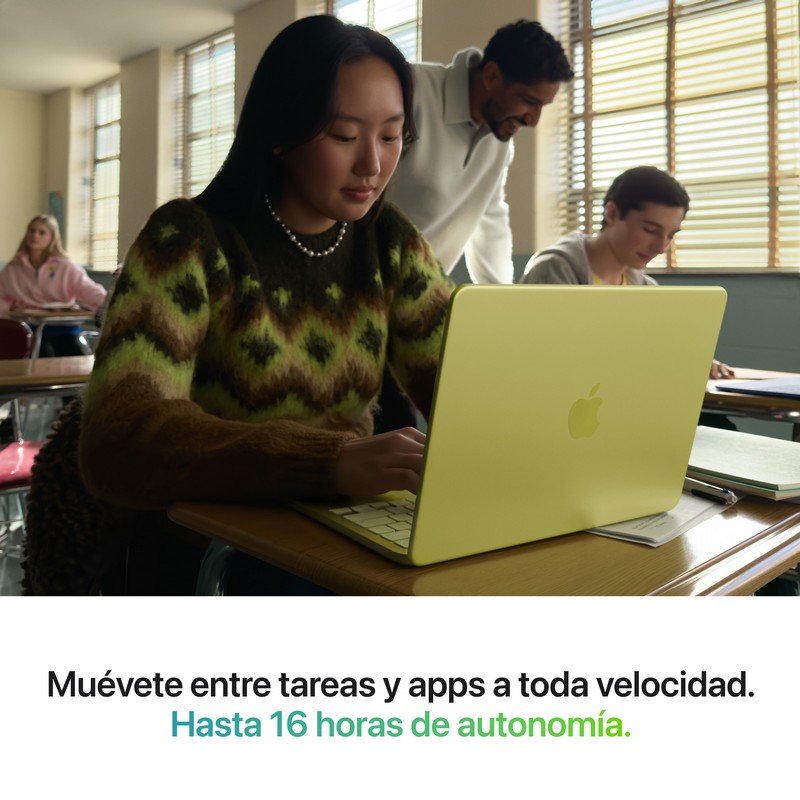 Detalle de Apple MacBook Neo 13" (A18 Pro) 8GB/256GB SSD, GPU 5 núcleos, macOS Indigo