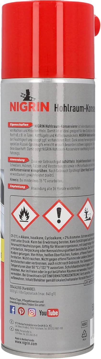Thumbnail 3 de NIGRIN Hohlraumkonservierer 500 ml – Rostschutz für Fahrzeughohlräume