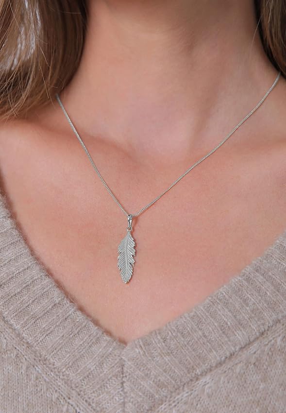 Thumbnail 5 de Elli Collar Mujer Colgante Pluma Juguetón Plata 925