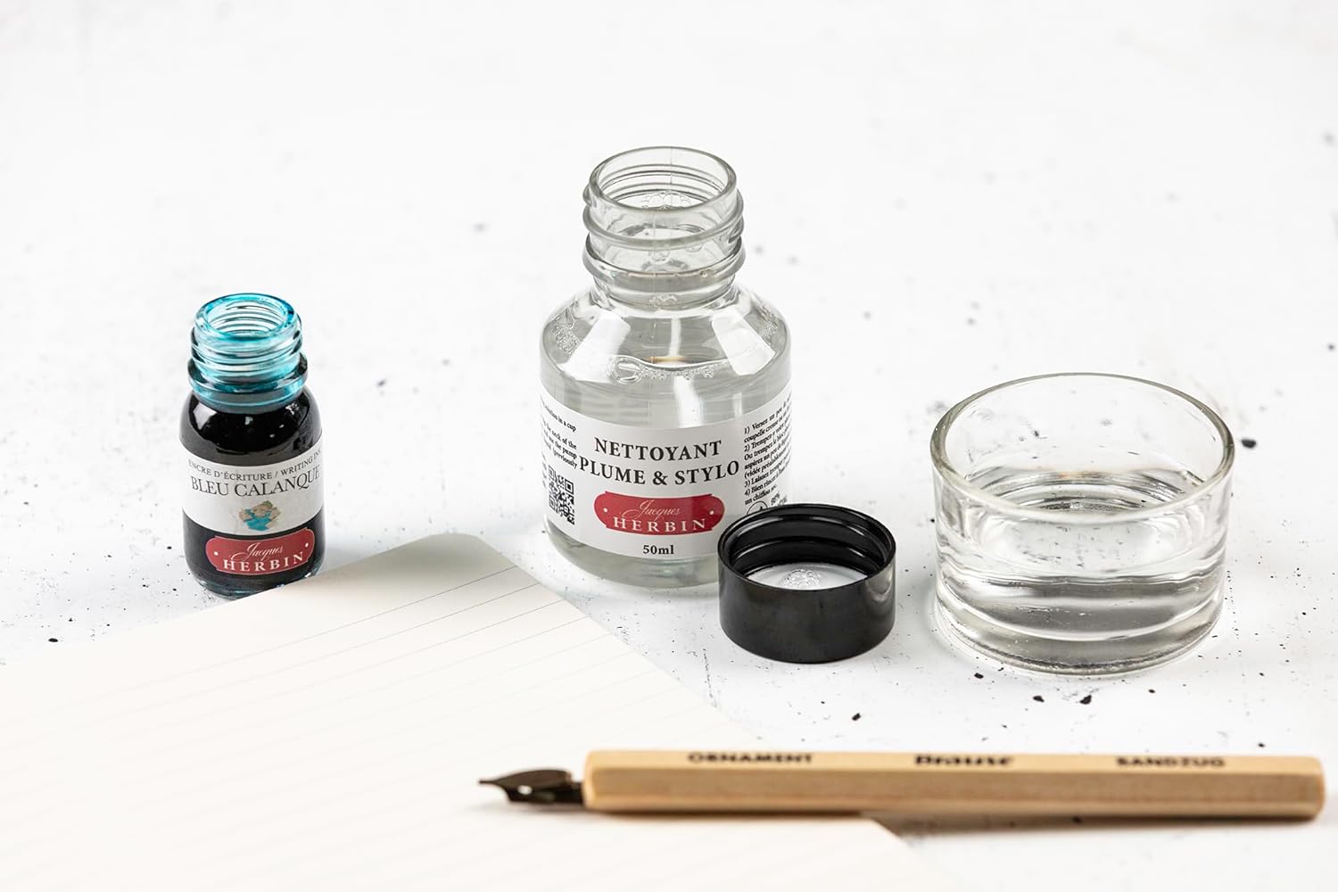 Thumbnail 5 de Herbin 12300T Inchiostro Detergente per Penne Stilografiche, 50 ml – Pulizia efficace in formato pratico