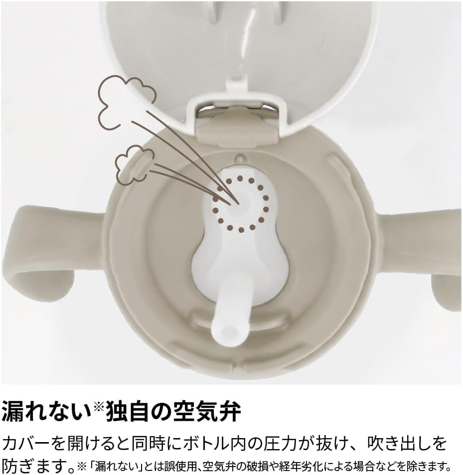 Detalle de リッチェル トライ もれないストローマグR 120763 チューリップ 270mL ハンドル付き