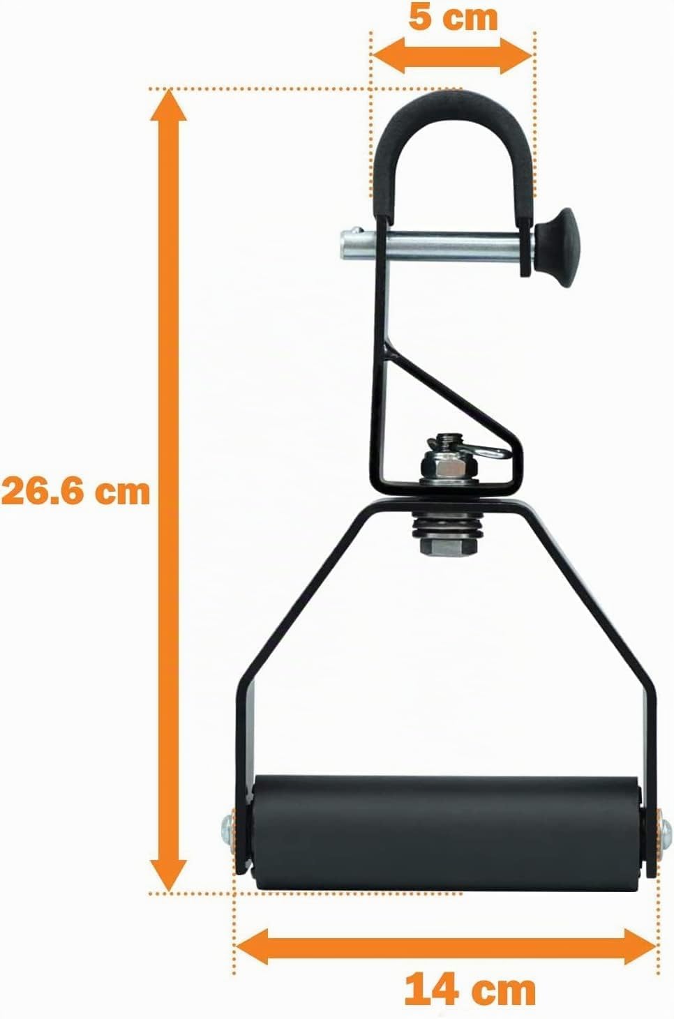 Detalle 2 de Yes4All Barra per trazioni da parete multifunzione – maniglie rotanti antiscivolo con imbottitura in schiuma