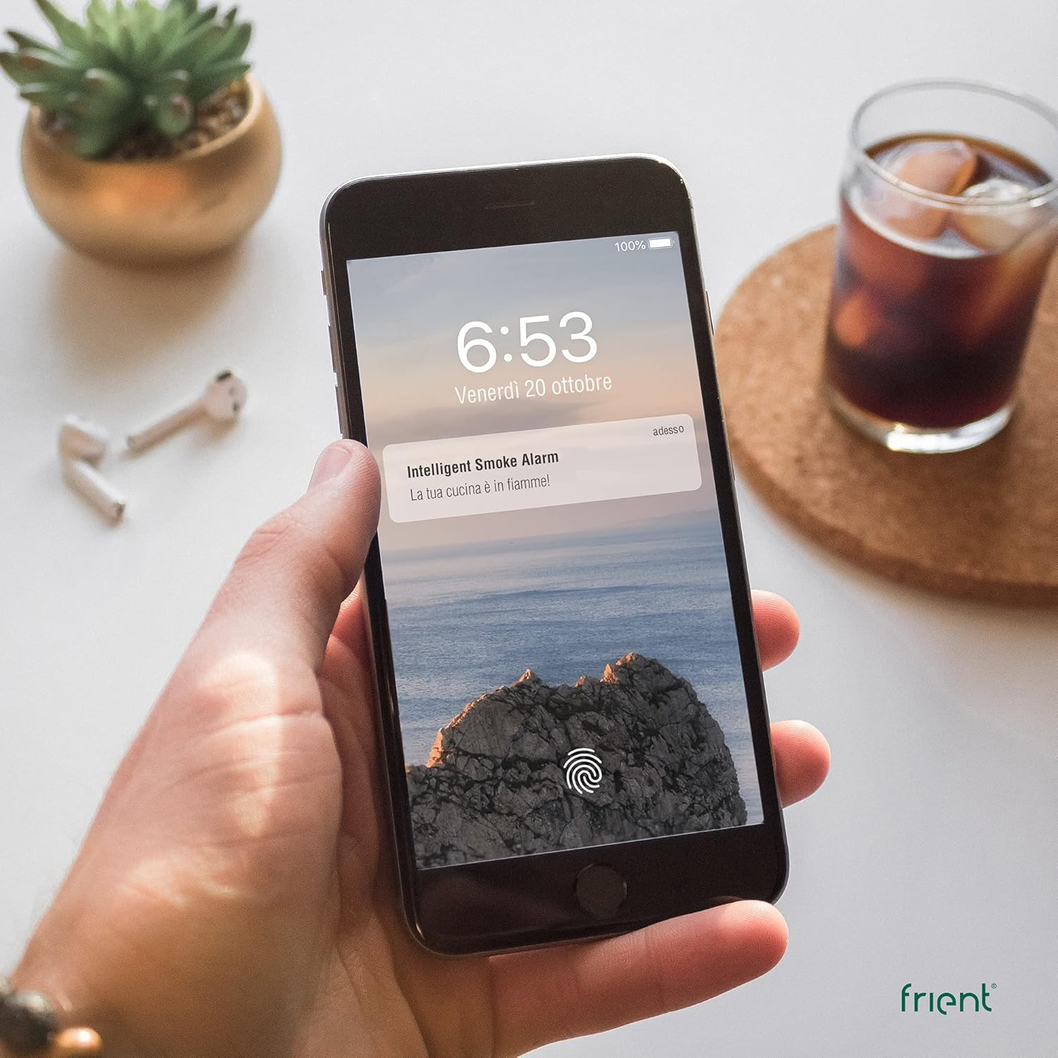 Thumbnail 5 de frient Sensore di Fumo Wireless | Intelligent Smoke Alarm con Notifica Istantanea