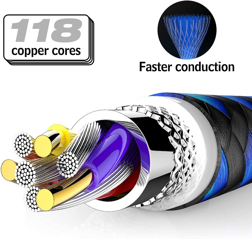 Thumbnail 3 de USB Type C Cable 5Pack Nylon Braided
