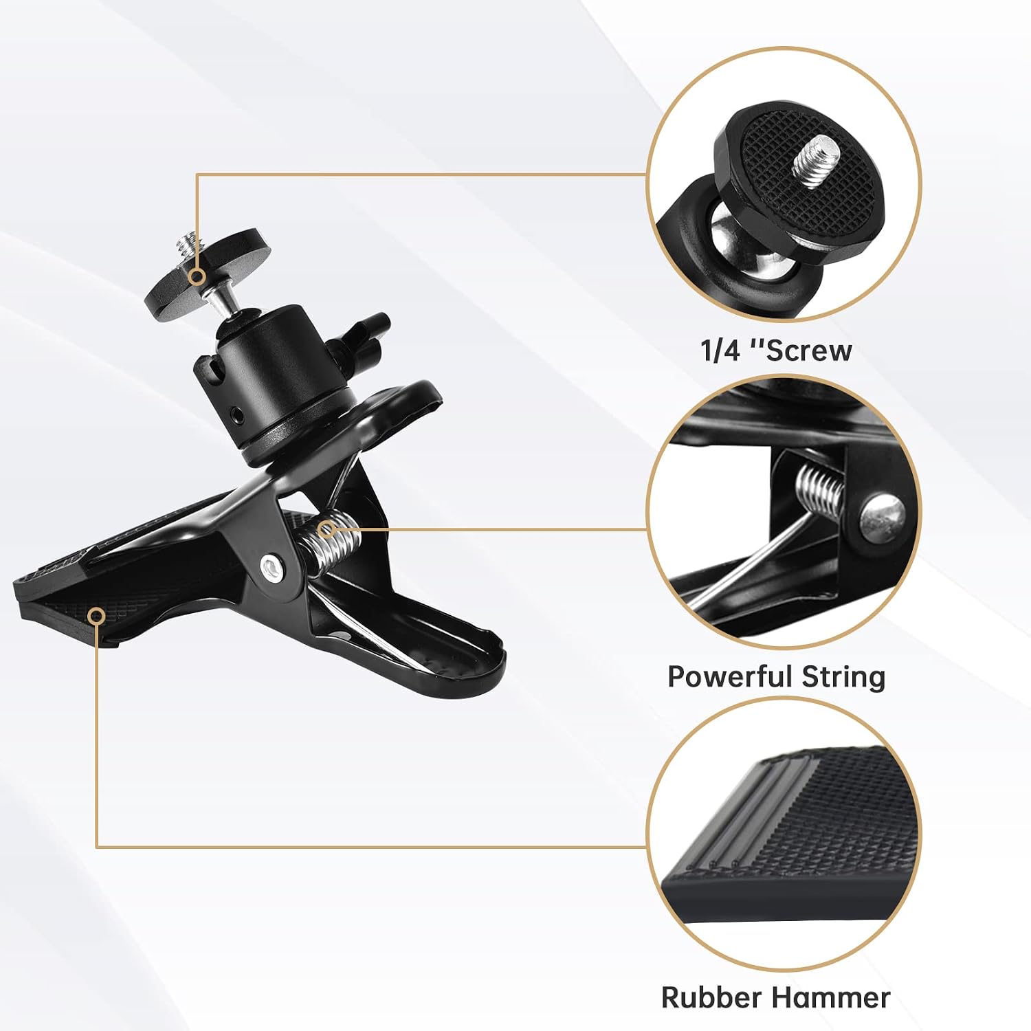 Thumbnail 5 de UTEBIT Camera Clamp Mount 360° swivel
