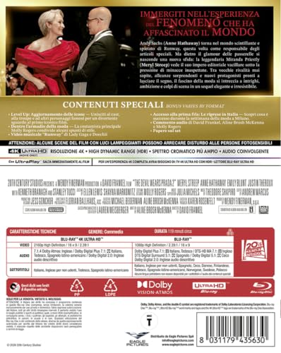 Detalle 2 de Il Diavolo Veste Prada 2 - 4K (Bd 4K + Bd Hd) di Eagle Pictures: conviene la visione home cinema su Amazon IT