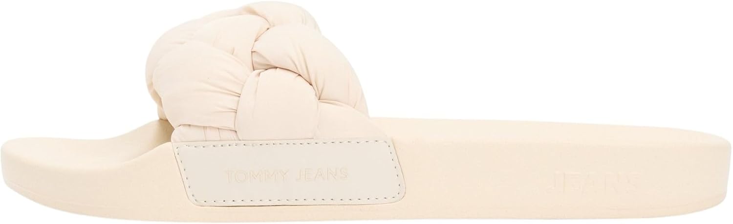 Detalle de Tommy Jeans Tjw Braided Slides (En0en02975): a practical summer slip-on