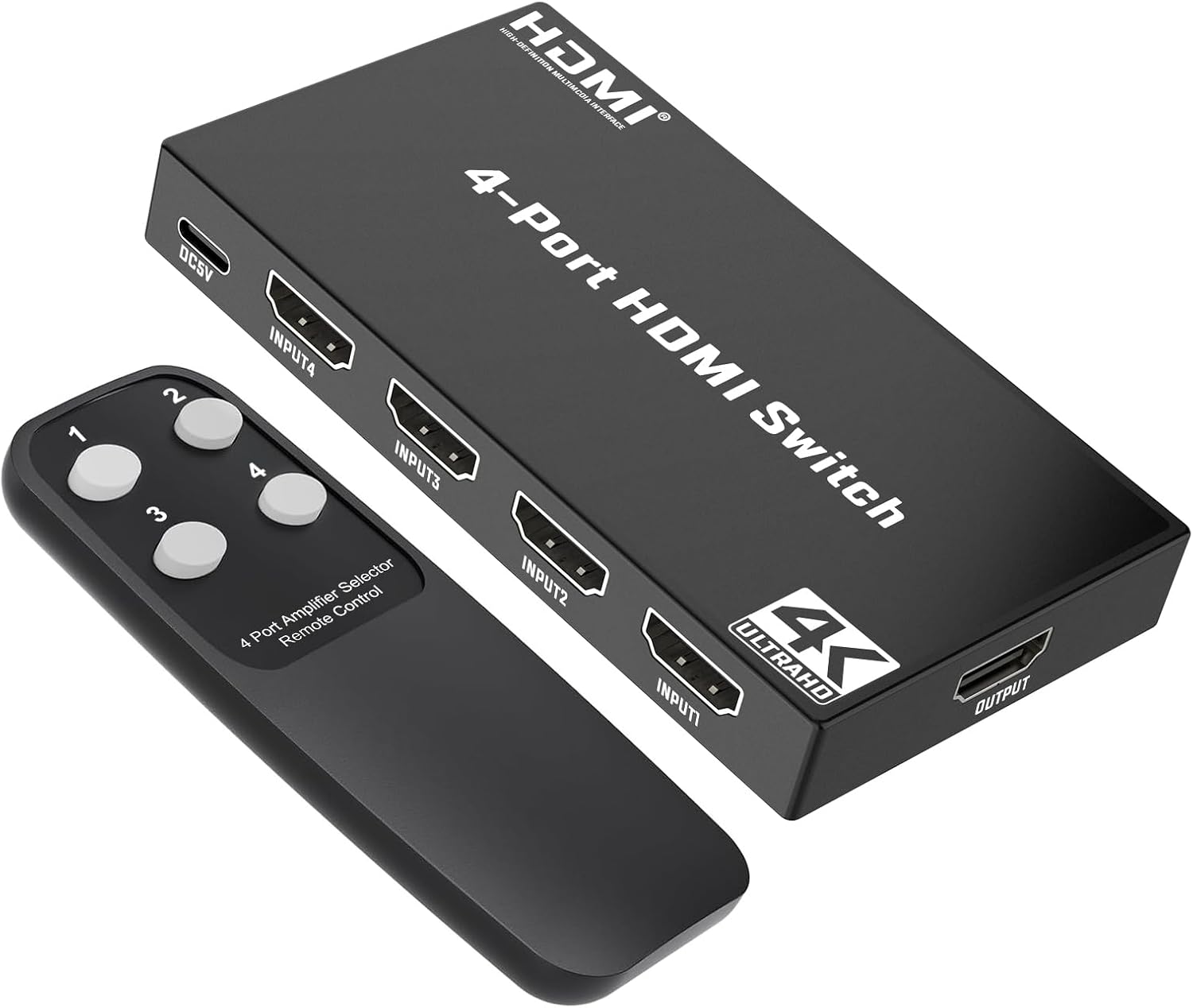 Detalle de 4K HDMI Switch 4-in-1 für TV