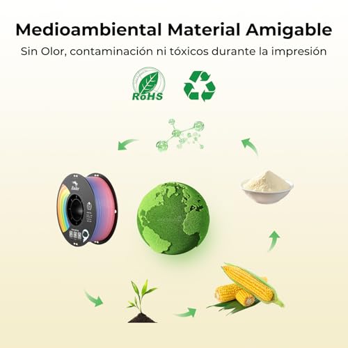 Detalle de Creality Filamento PLA 1.75mm 1KG – Precisión y fiabilidad para impresión 3D