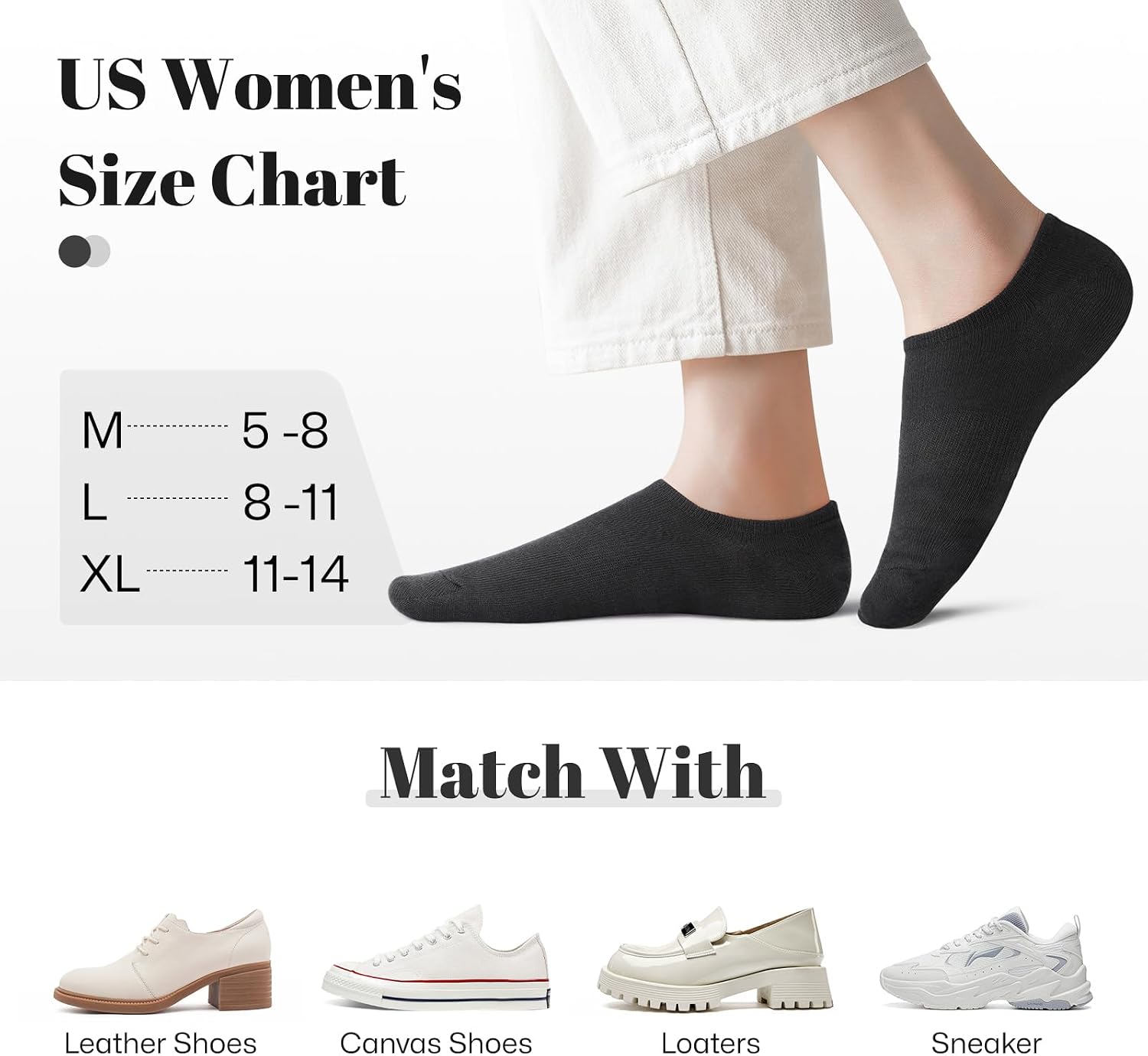 Thumbnail 6 de wernies No Show Socks 8 pairs