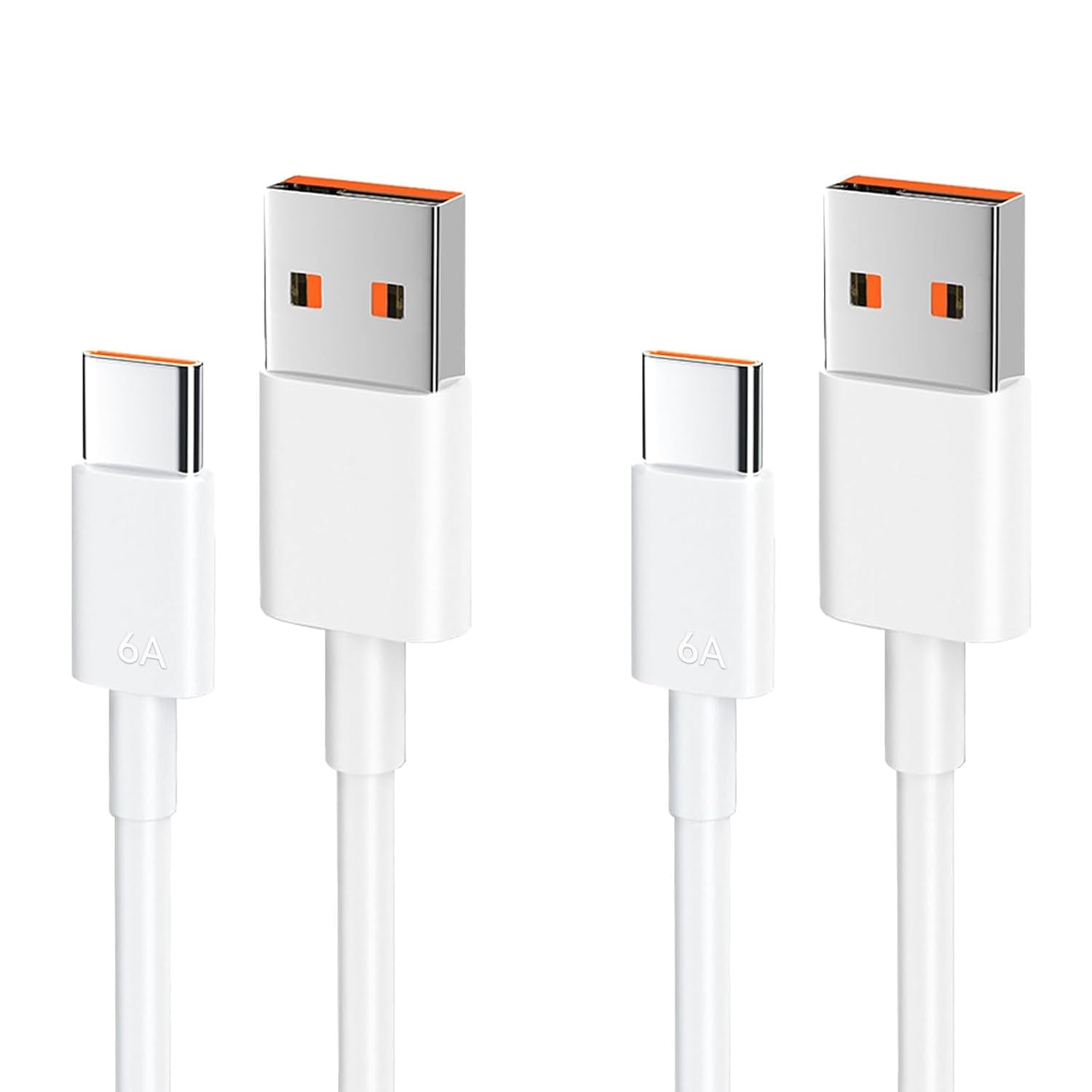 Detalle de 120W USB‑C Ladekabel 2 Stück (3m+2m) – Turbo HyperCharge, kompatibel mit Xiaomi/Redmi