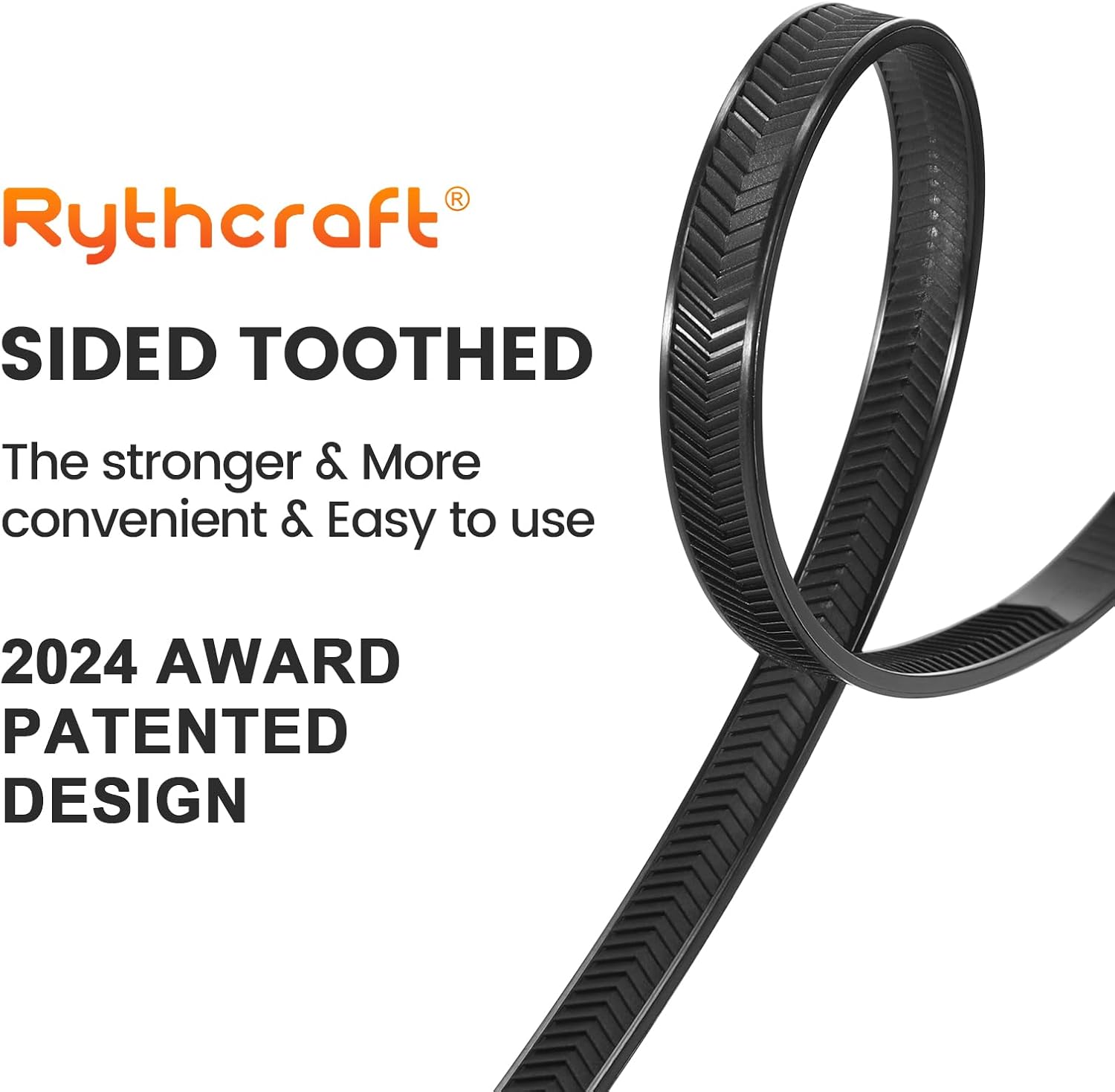Thumbnail 4 de Rythcraft RYTHCRAFT 12 inch 10 pack 200 lbs V Heavy-Duty Zip Ties, 80-Pack