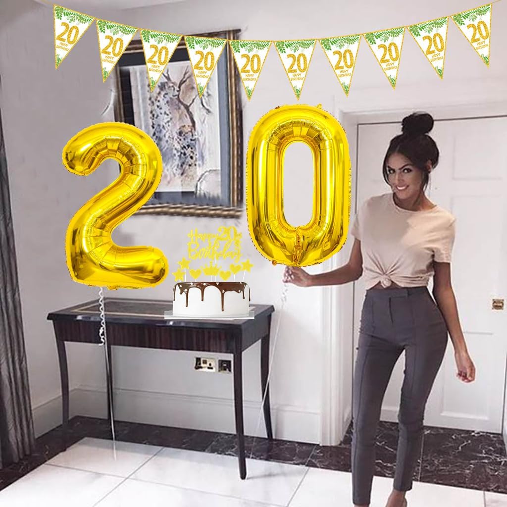 Thumbnail 3 de Gold Luftballons 11 Geburtstag 🎈