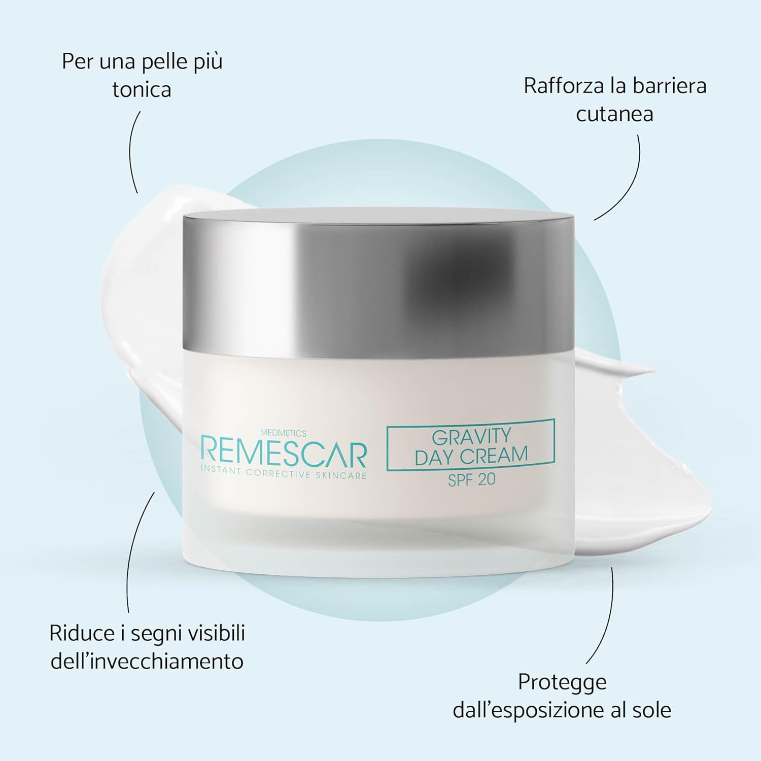 Thumbnail 5 de Remescar Crema Giorno Gravity Anti-Età SPF 20, 50 ml – Idrata, protegge e stimola la tonicità della pelle
