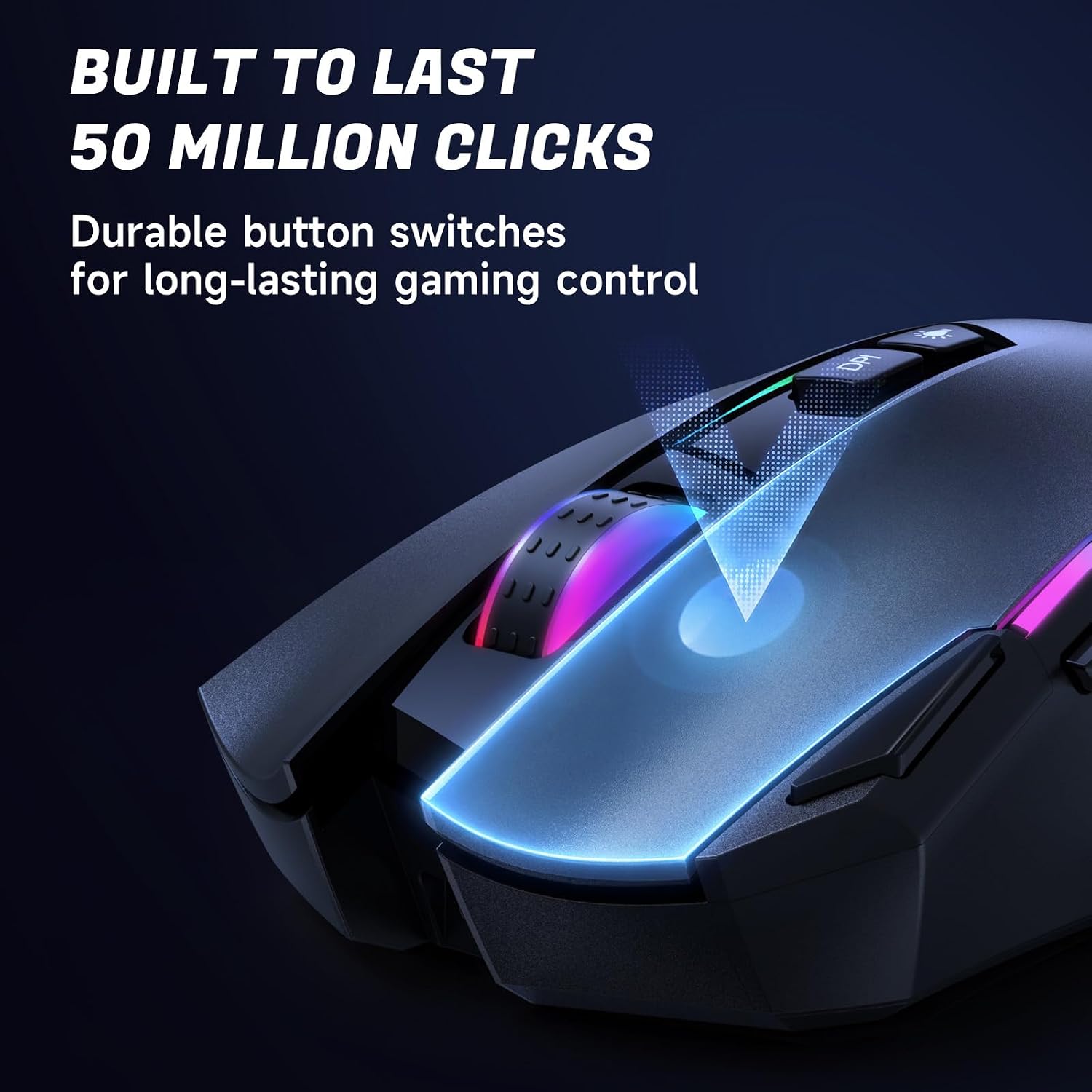 Detalle de AOC Wireless Gaming Mouse, 12,000 DPI