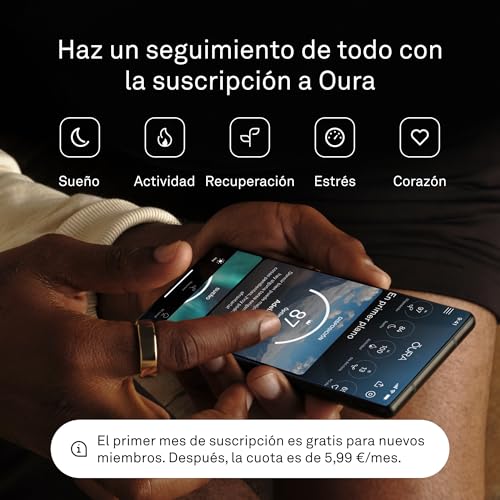 Thumbnail 3 de Oura Ring Gen3 Horizon Talla 6 Gold: anillo inteligente para monitorizar sueño, frecuencia cardiaca y estrés