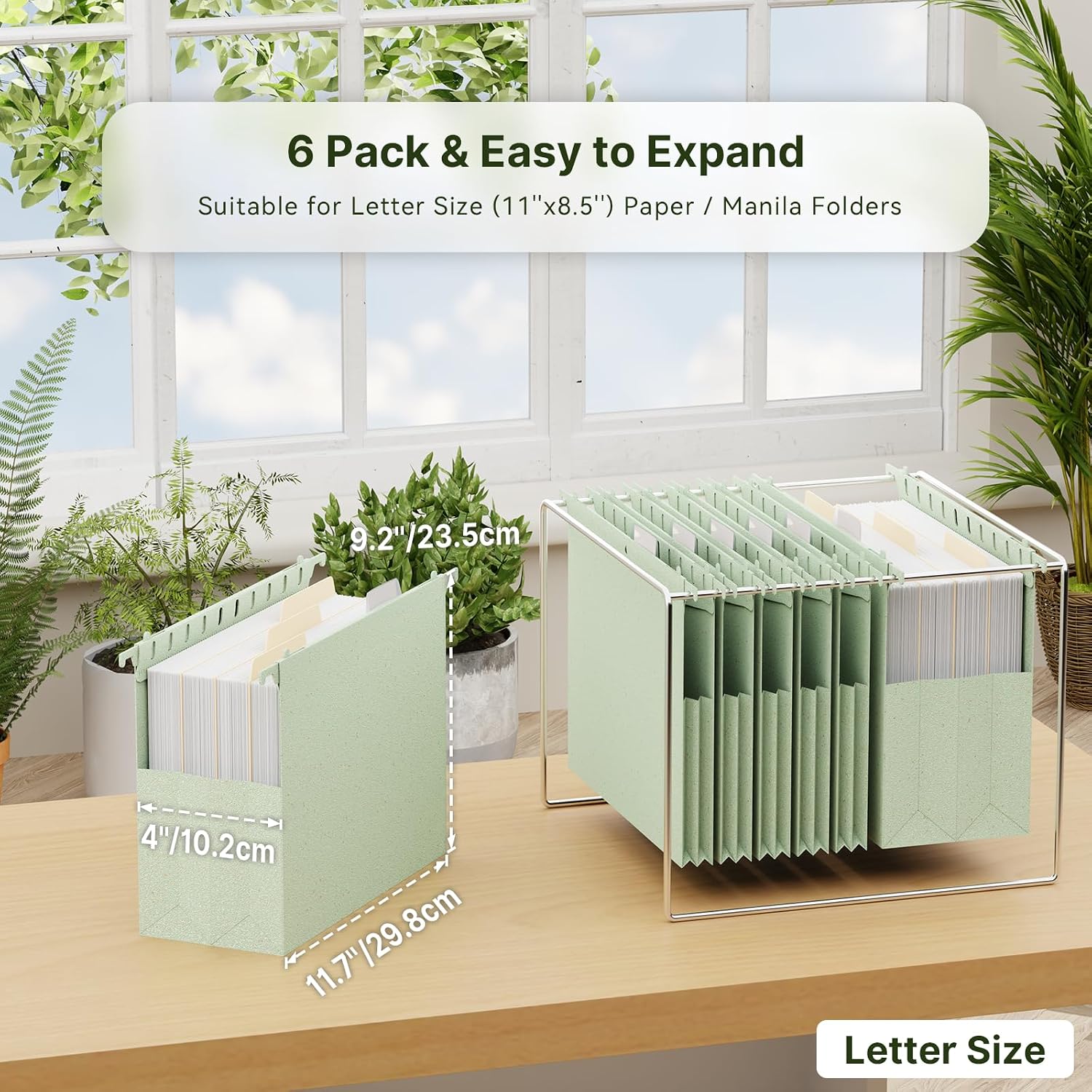 Thumbnail 1 de XINGIA Hanging File Folders, Letter Size