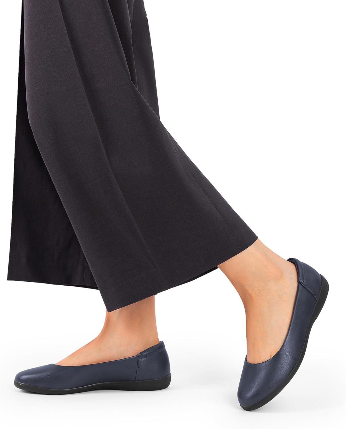 Detalle 2 de DREAM PAIRS Damen Flats mit gepolsterter Schaumsohle – rutschfeste TPR-Sohle & weiches Innenfutter