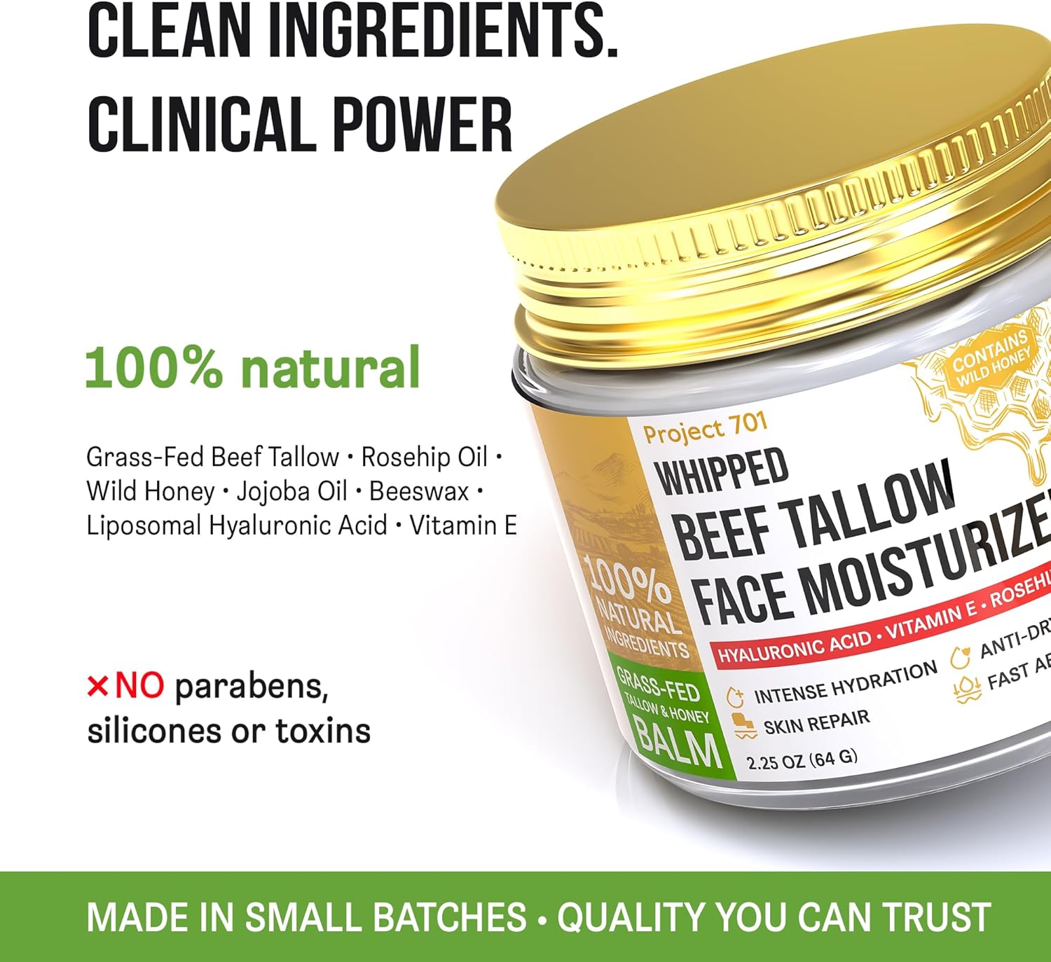 Thumbnail 6 de PROJECT 701 TFM701 Beef Tallow Face Cream with Honey and Hyaluronic Acid