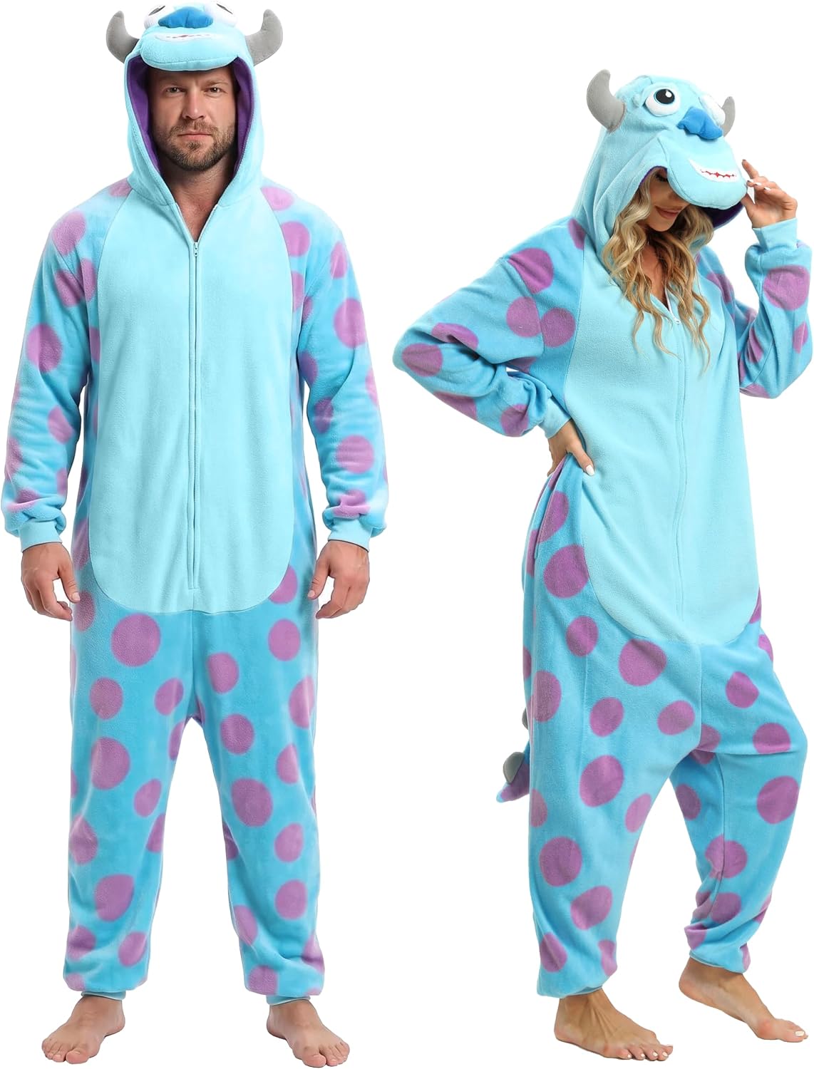Detalle de LABULA Unisex Adult Animal Onesie Pajamas, Polar Fleece Halloween Costume