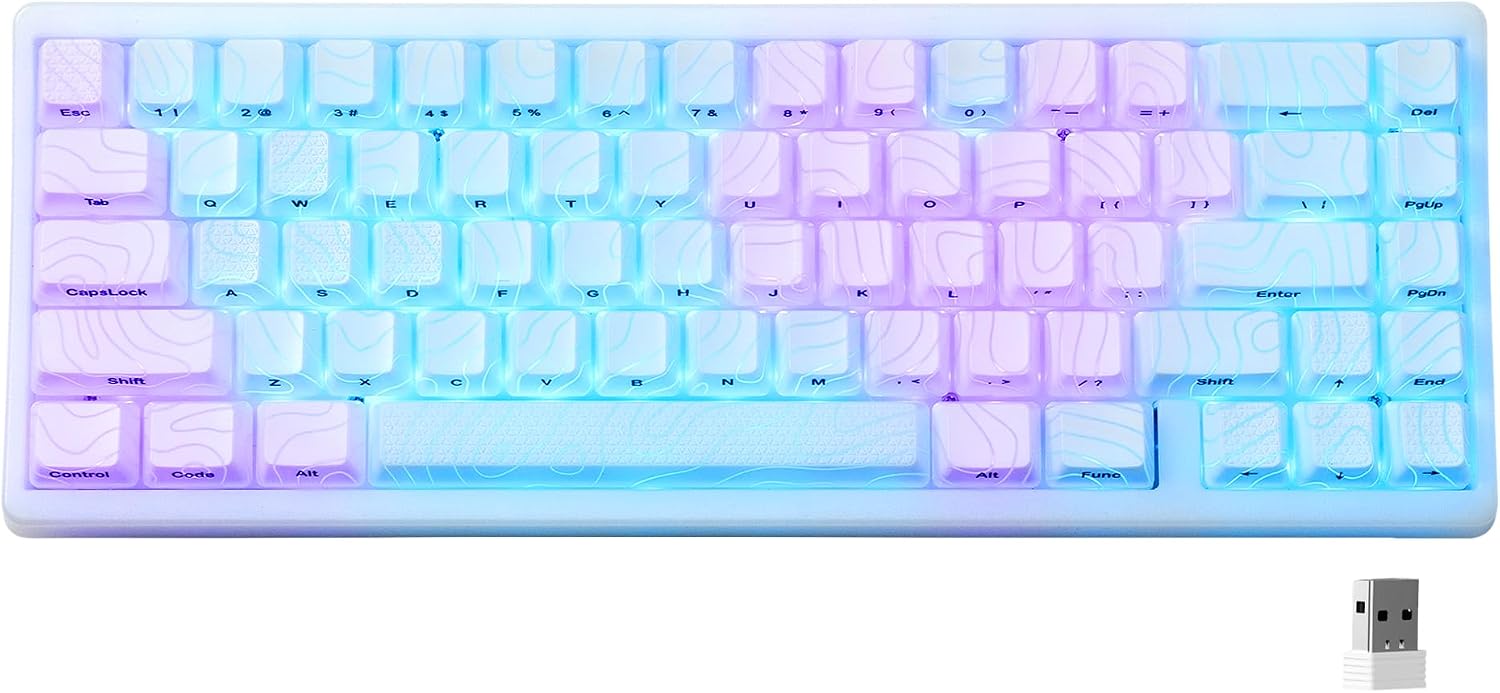 Detalle de HITIME XVX M67 60% wireless keyboard ⌨