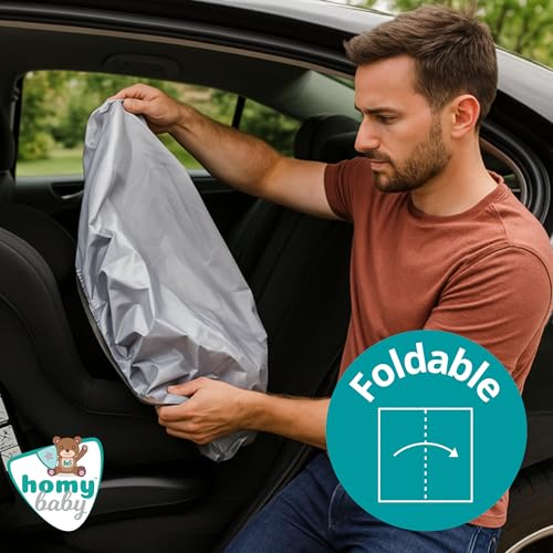 Thumbnail 7 de HOMYBABY Funda Antitérmica para Silla de Coche Bebe (2 Unidades) ANTI UV – Universal y Ajustable