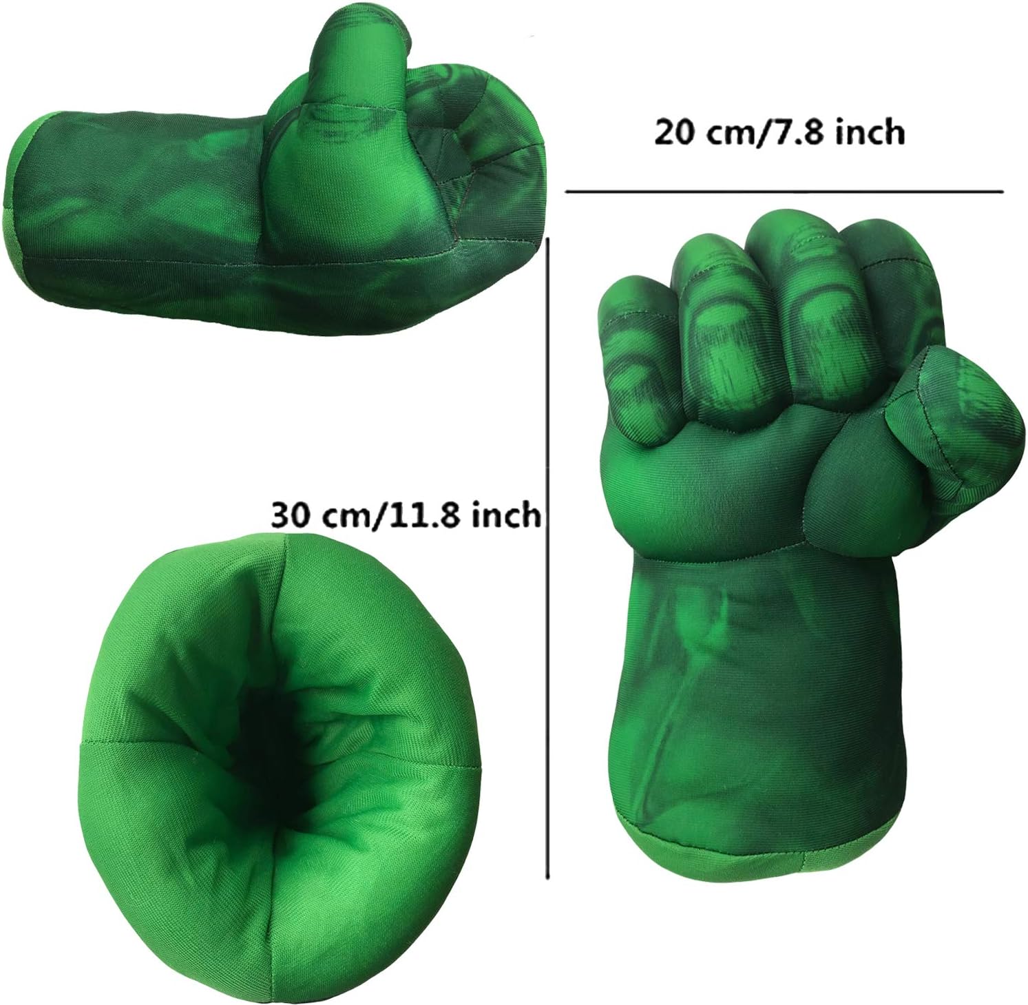 Thumbnail 6 de NuGeriAZ Superhero Hands Plush Costume Gloves with Cape, Green Design