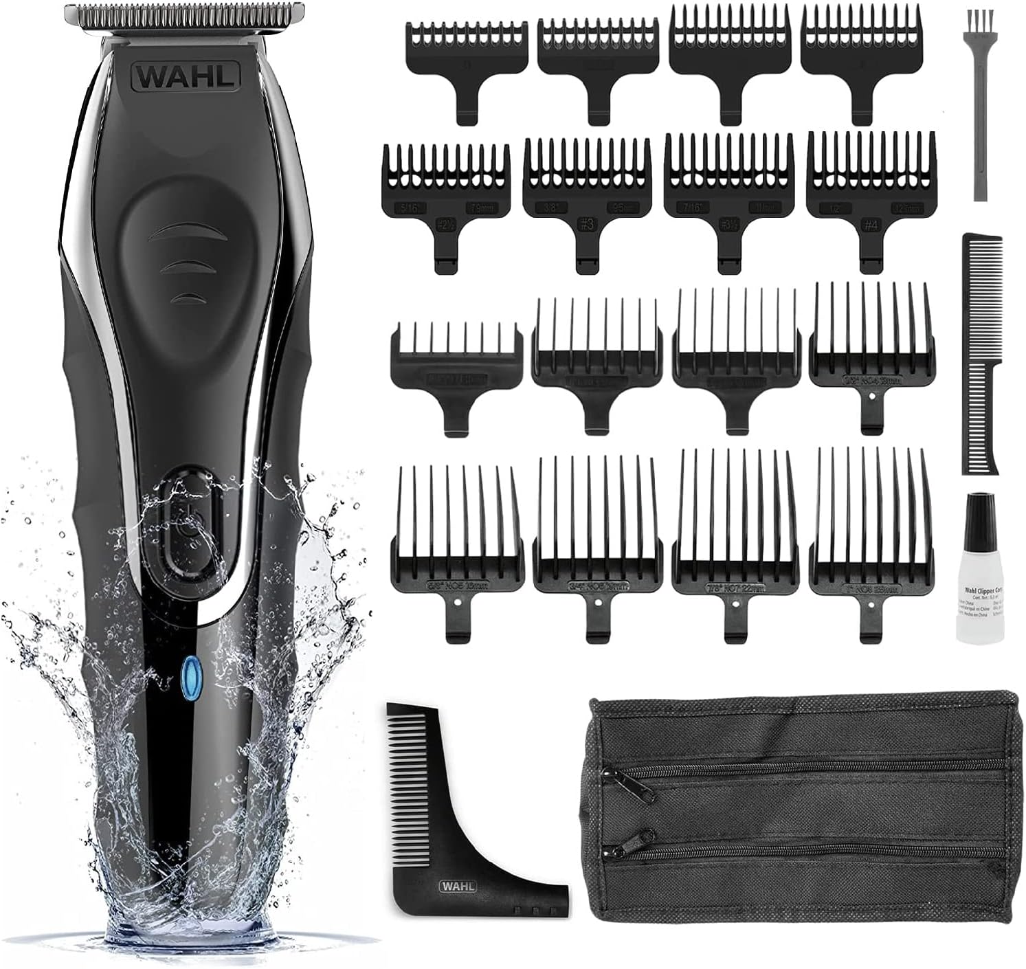 Detalle de WAHL Aqua Blade Stubble Trimmer, Rechargeable