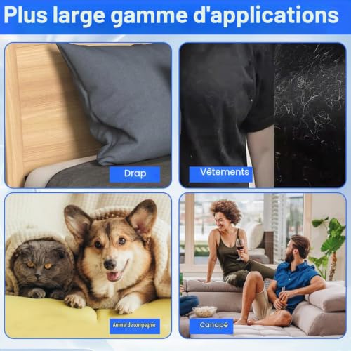 Detalle de JYNVO 8 Boules Anti Poils pour Machine à Laver – Évite les poils sur les vêtements