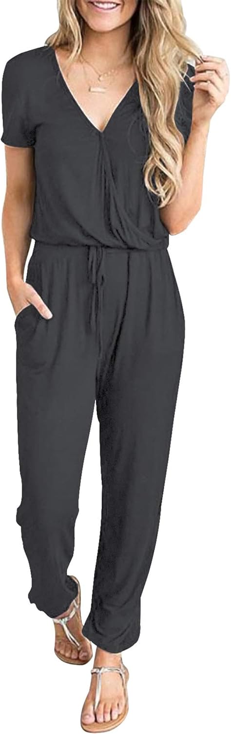 Thumbnail 6 de PRETTYGARDEN Women’s 2026 Spring/Summer Jumpsuit: A Casual yet Dressy One-Piece Romper