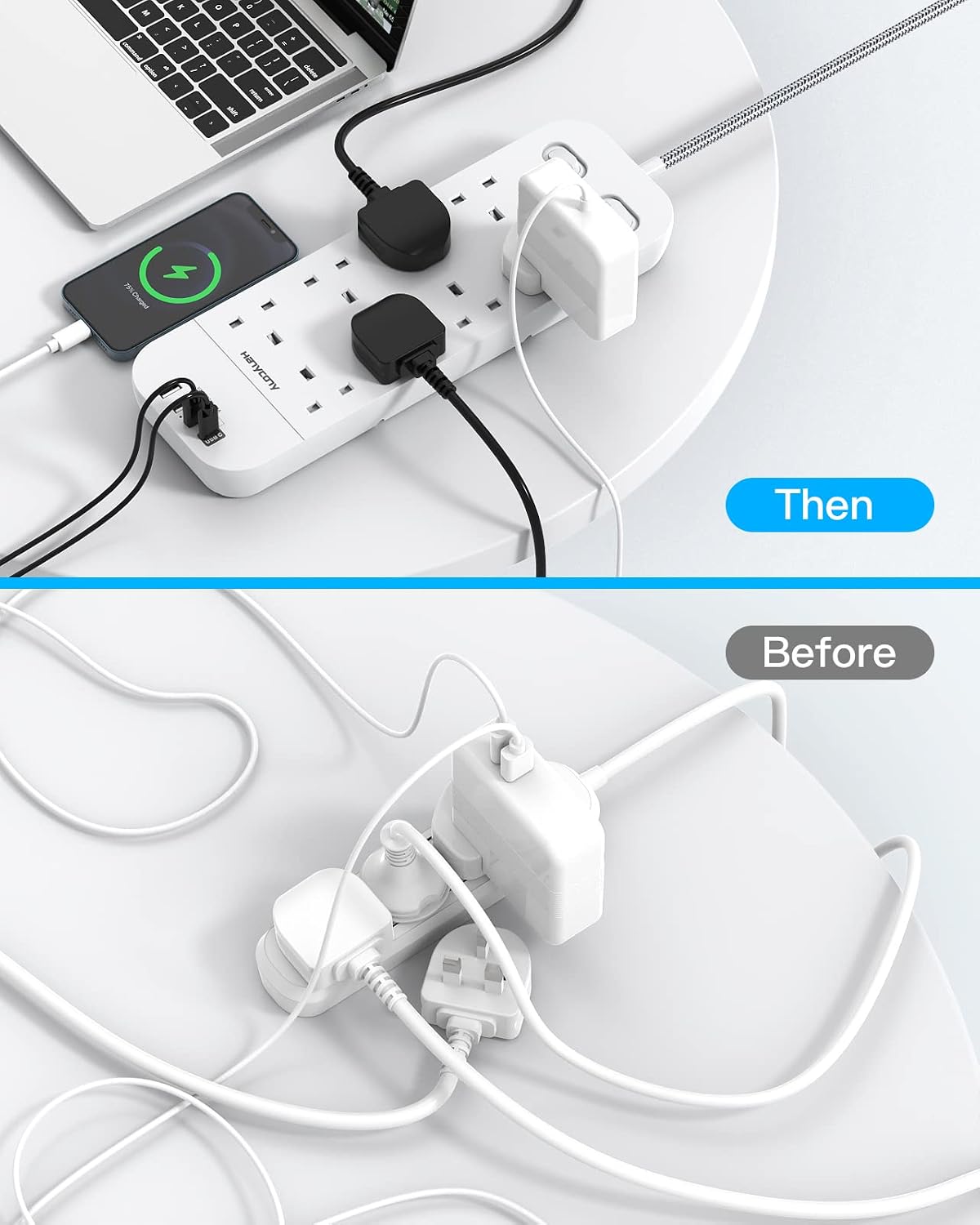 Thumbnail 6 de 3M Extension Lead 10FT with USB ports