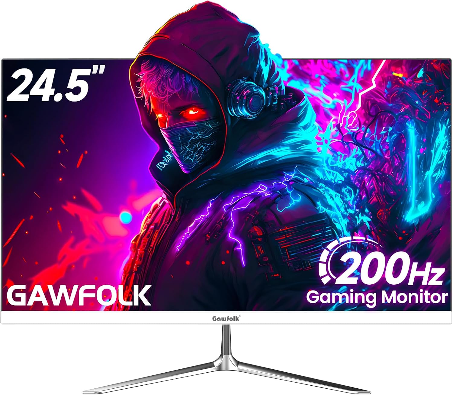 Detalle de Gawfolk 24 Inch Gaming Monitor 200Hz, FHD 24.5"
