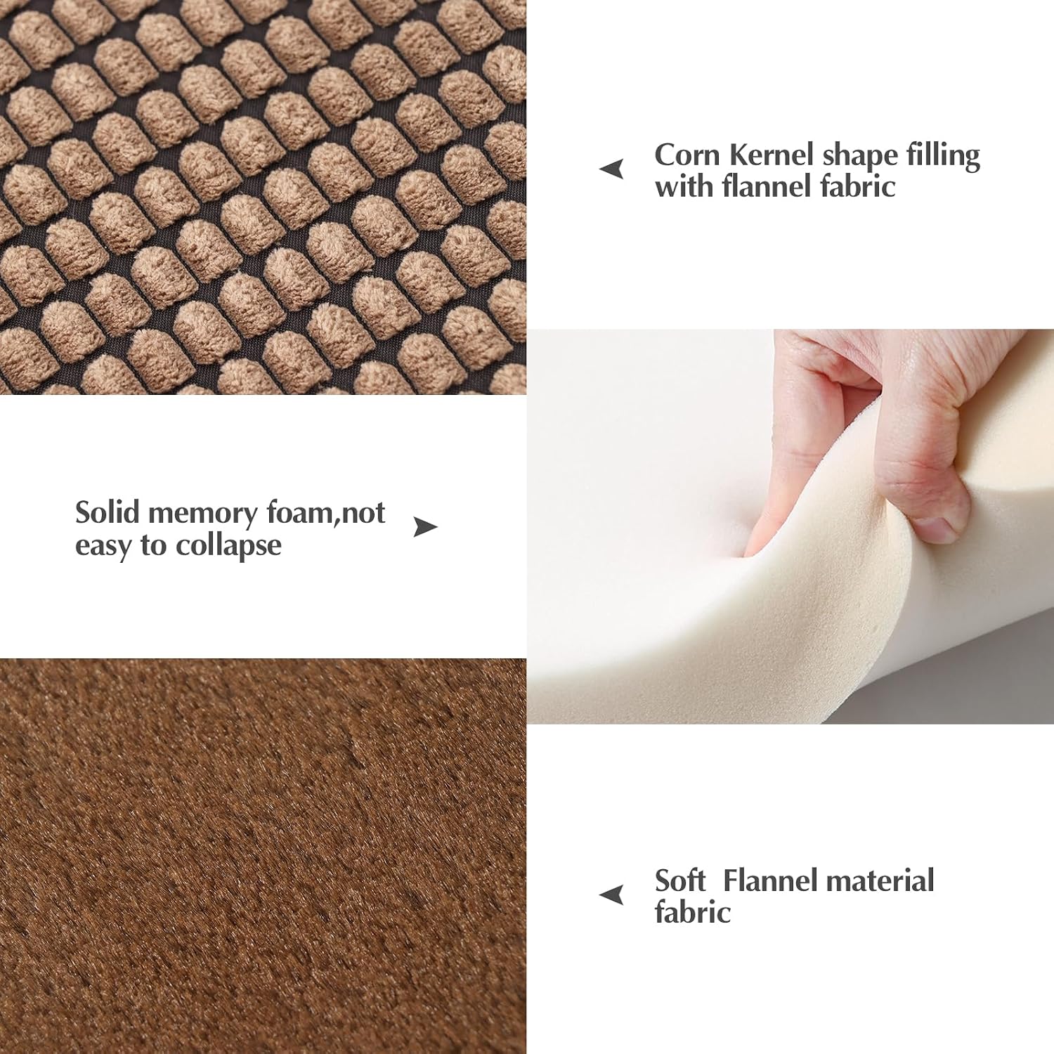 Detalle 2 de BVAGSS Dog bed mat 4 cm memory foam