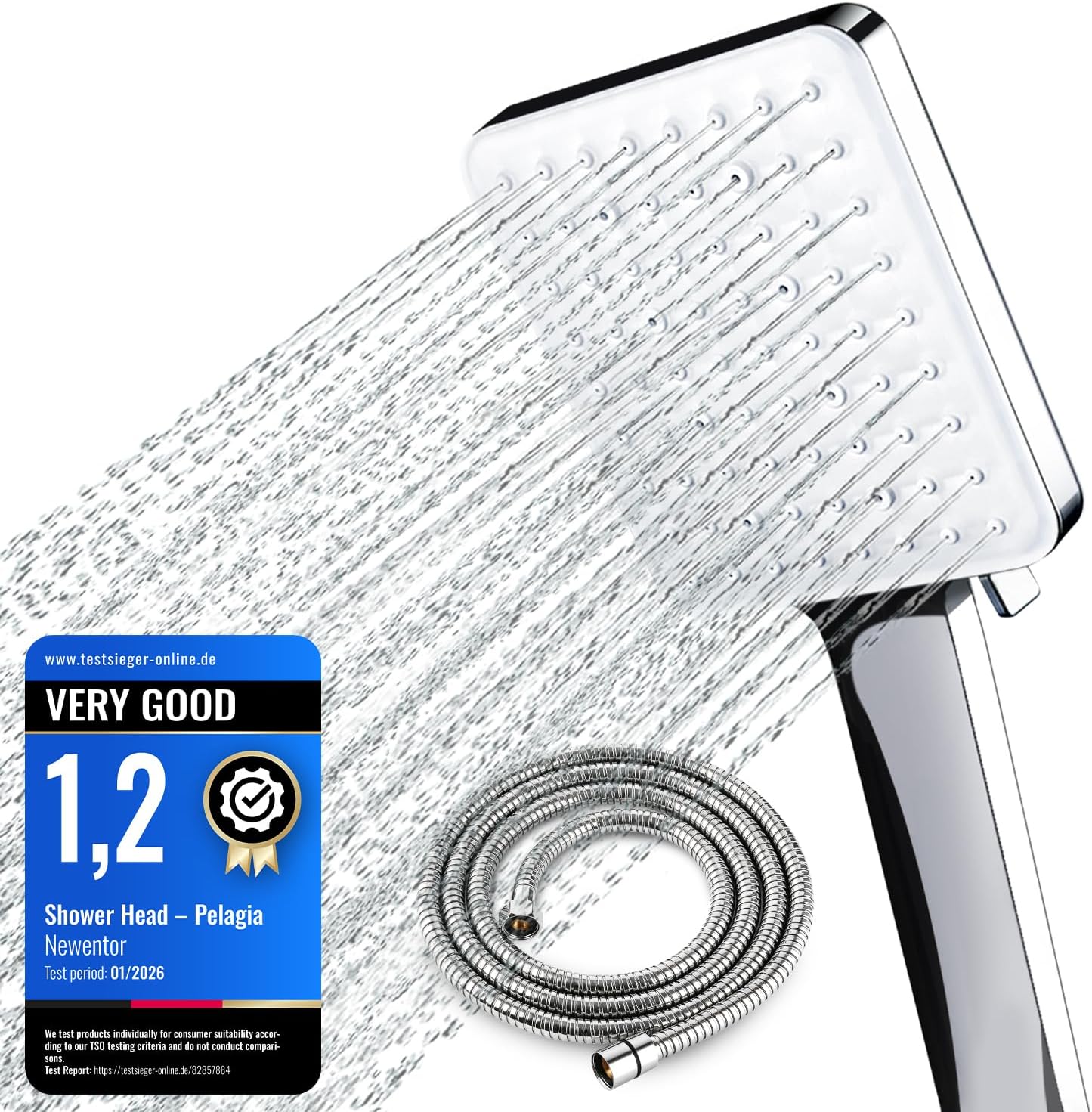 Thumbnail 6 de Newentor High Pressure Shower Head 6 modes