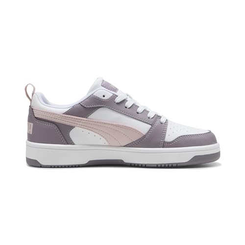Detalle de Puma Rebound V6 Low Unisex - Sneaker comoda e versatile per ogni stagione (White Mauve Mist Plum Jam) - 43 EU