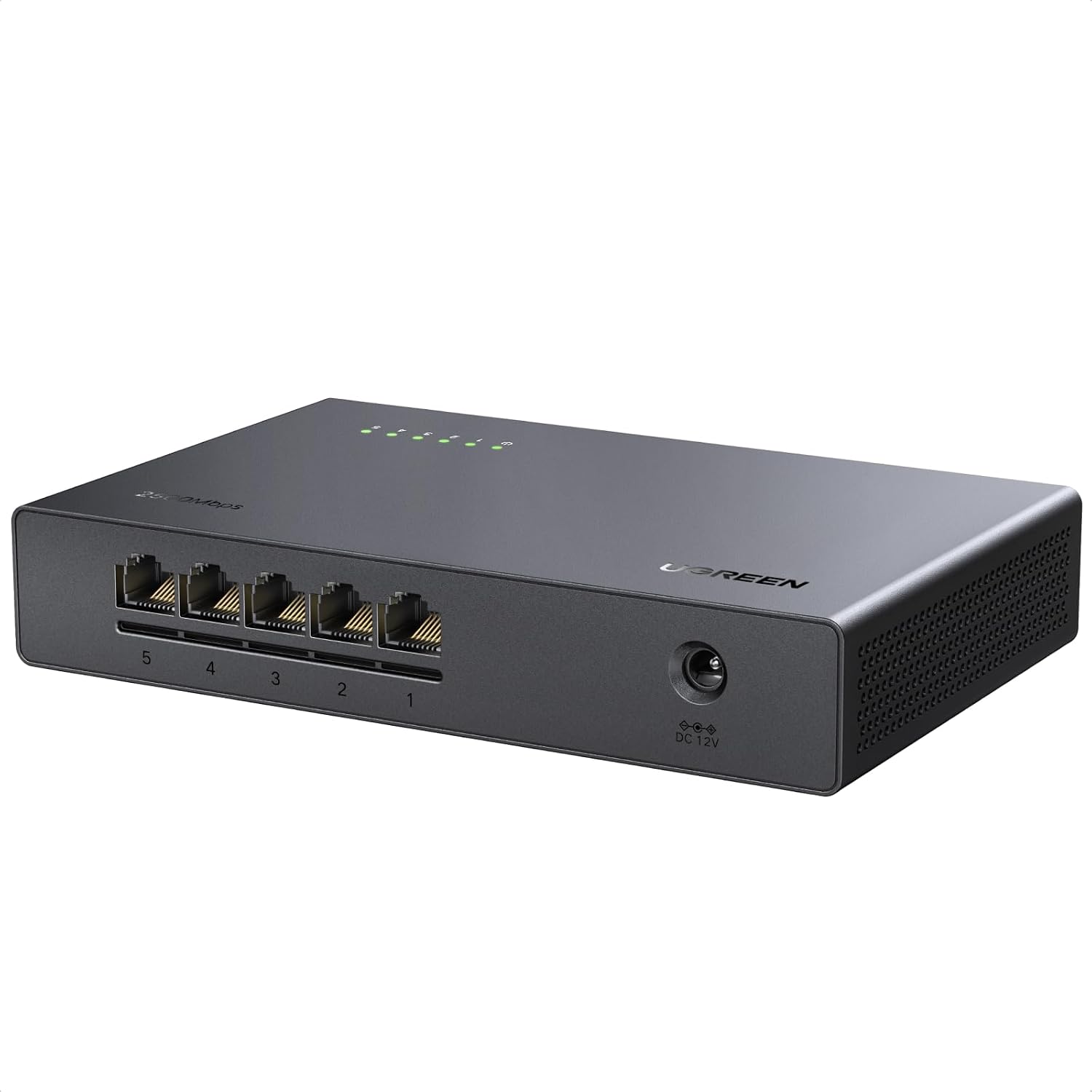 Detalle de UGREEN 2.5Gbps Network Switch 5 Port