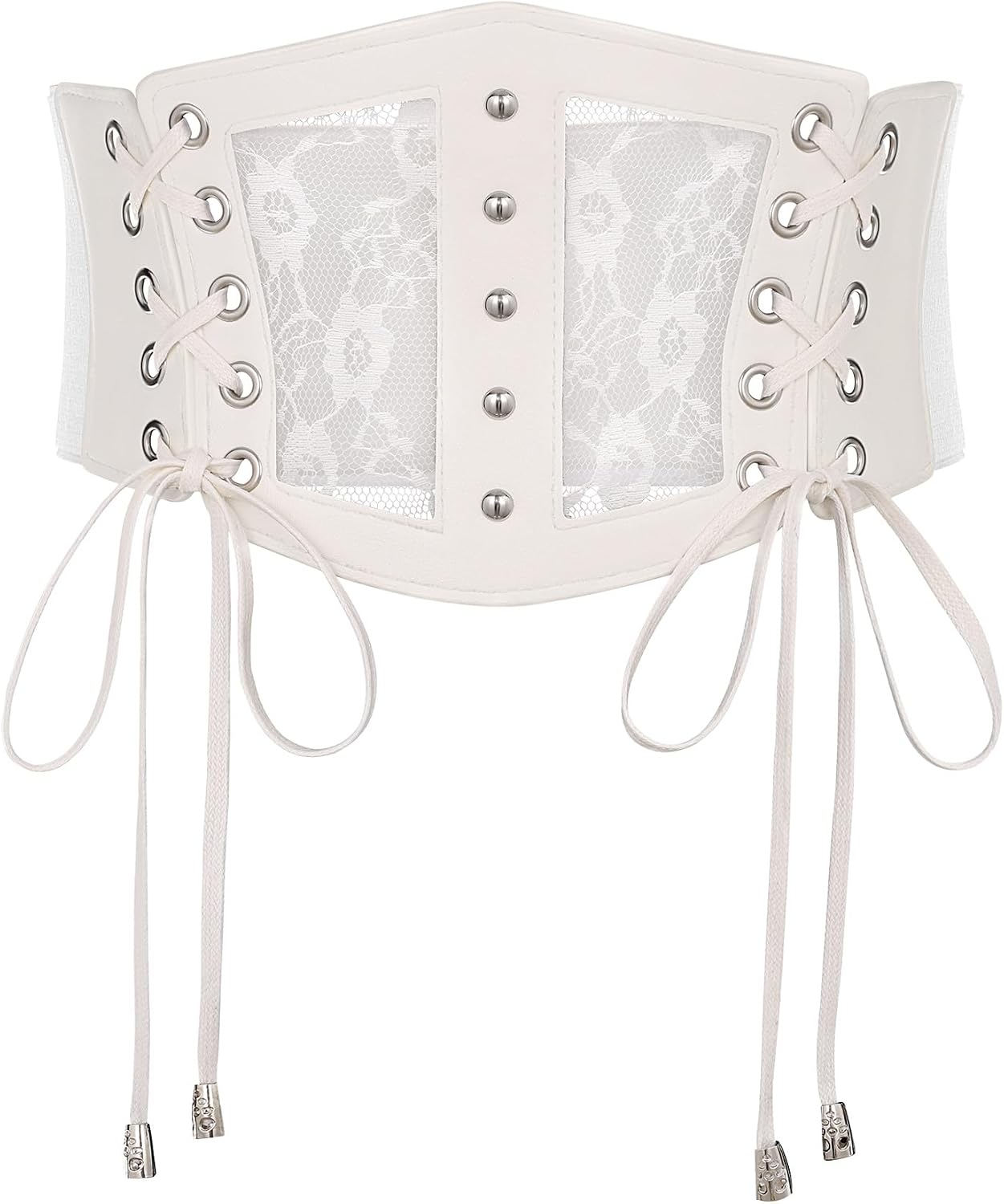 Thumbnail 6 de XZQTIVE Women’s Corset Belt with Elastic Lace Waist Cinch for Costume & Casual Wear