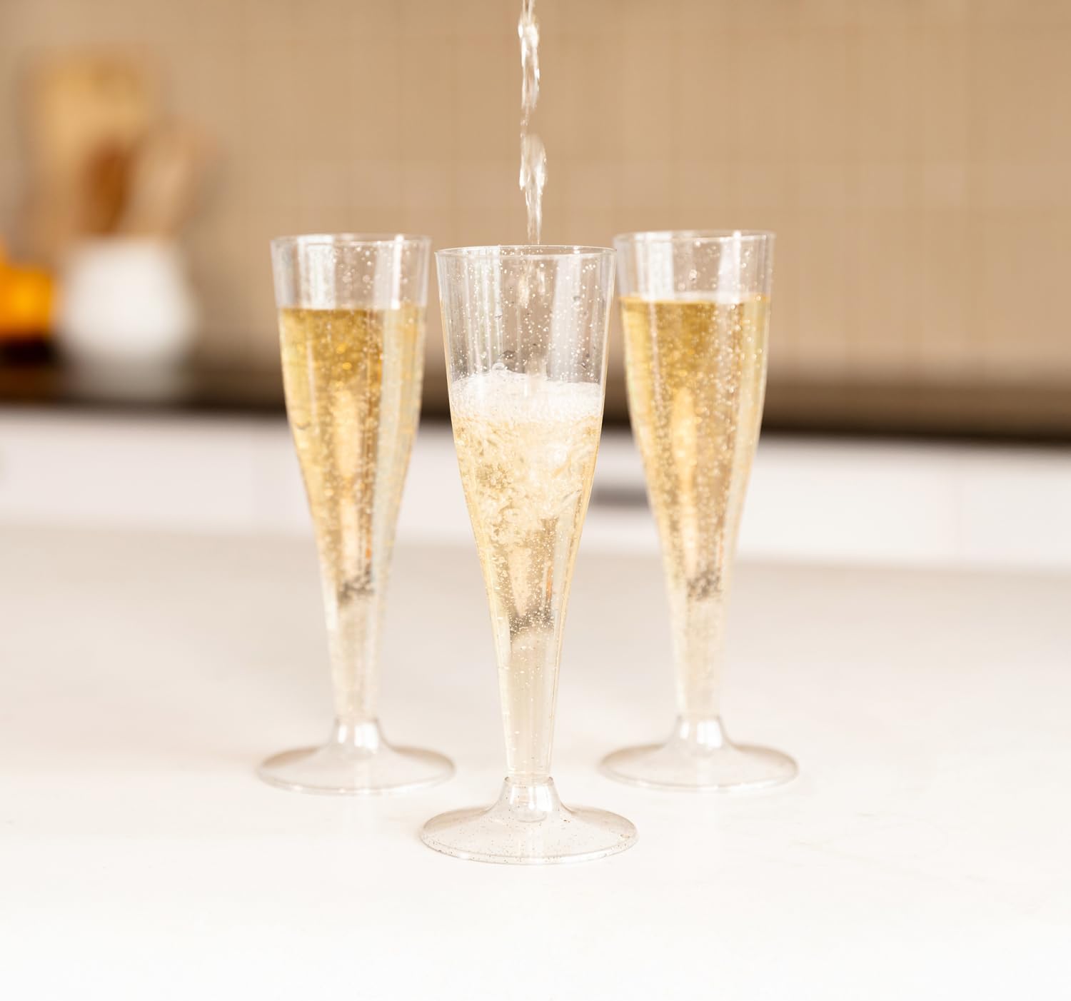 Thumbnail 4 de Prestee Disposable Champagne Flutes, 4.5 oz