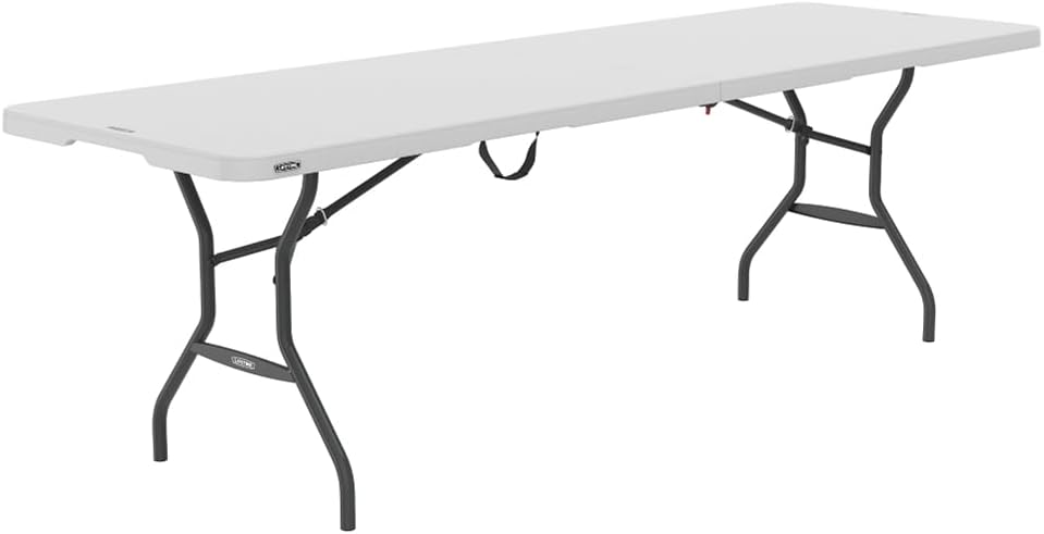 Thumbnail 4 de Table Pliante Lifetime Blanc Granite – 244,5 x 76,1 x 73,6 cm