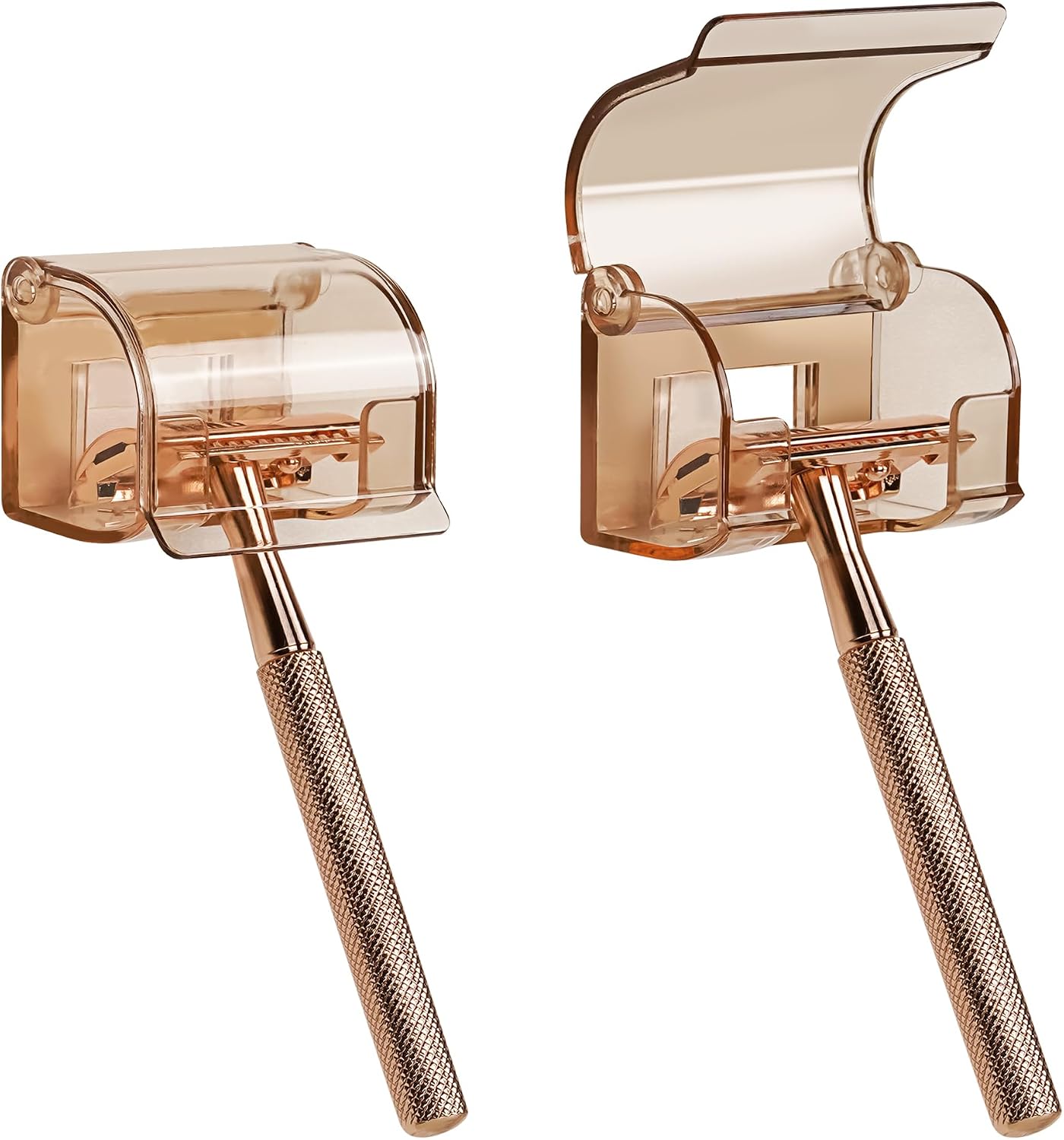 Detalle de LUWOO 2 Pack Razor Holder with Cover for Shower Wall