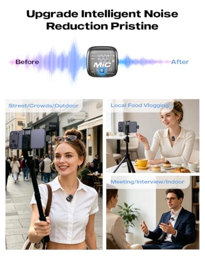 Detalle 2 de WARM BOX Wireless Lavalier Microphone Kit for iPhone, iPad and Android