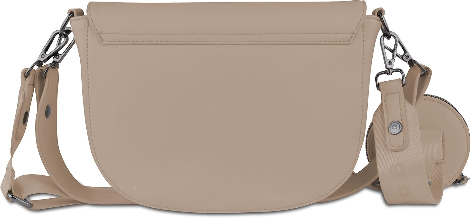 Detalle 2 de Bugatti Almata borsa a spalla da donna in pelle sintetica (27 x 6 x 18,5 cm), modello maneggevole