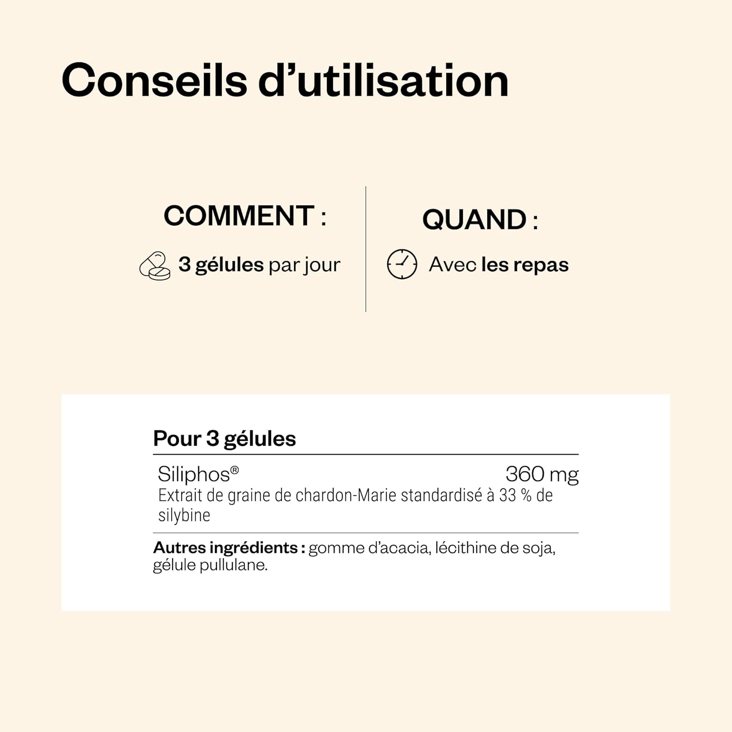 Thumbnail 5 de SilyPlus – Silymarine 10x Plus Absorbable: soutien hépatique et digestif, vegan (Phytosome Siliphos)